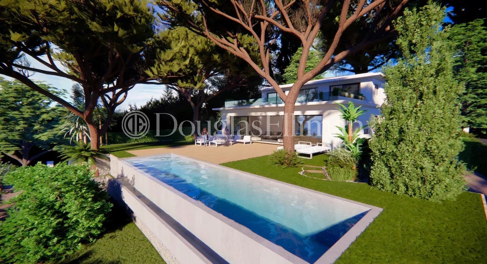 ROQUEBRUNE-CAP-MARTIN – Villa contemporaine avec vue mer dégagée. - Image nᵒ3