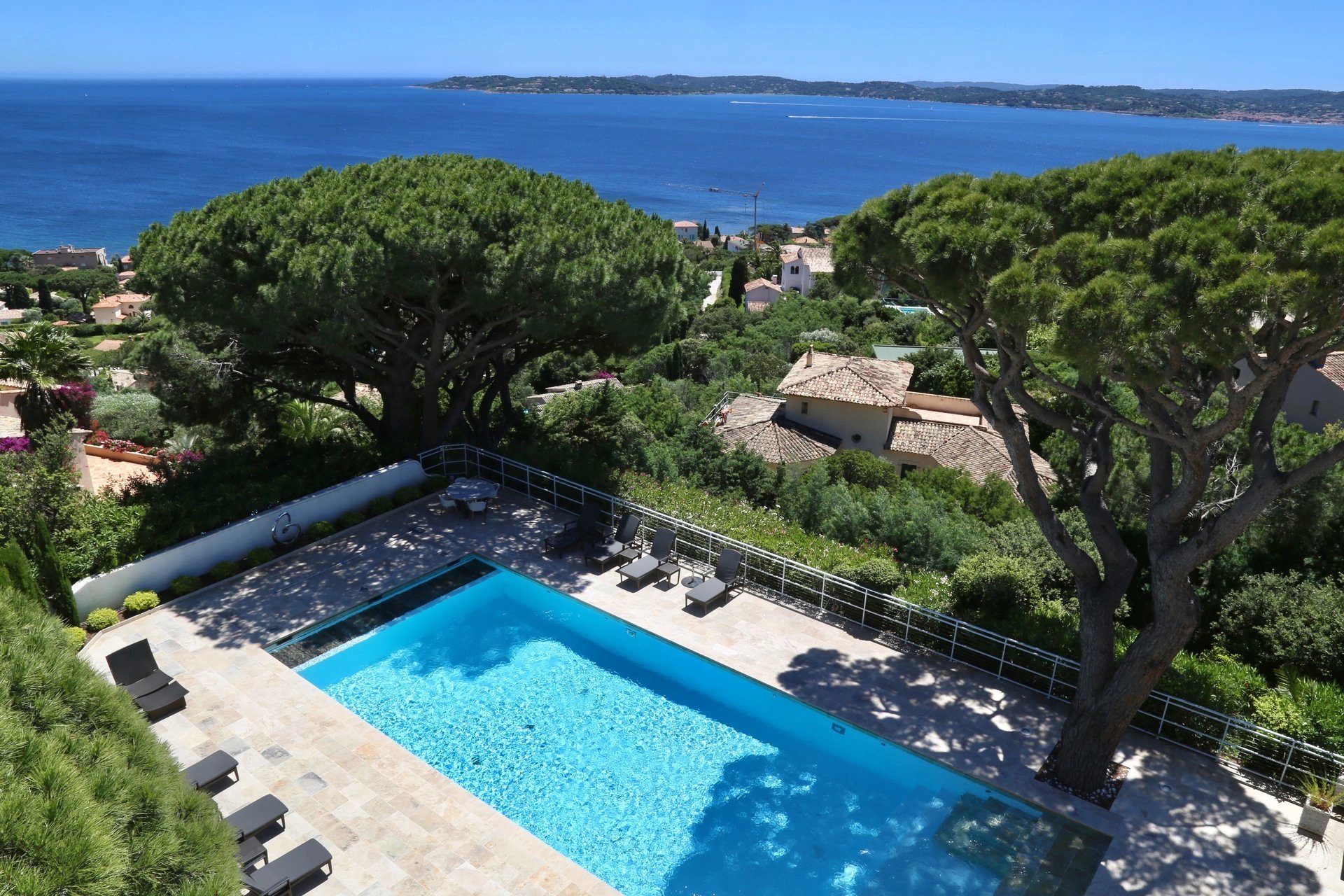 Sainte Maxime - Villa historique avec vue exceptionnelle sur tout le Golfe de Saint Tropez