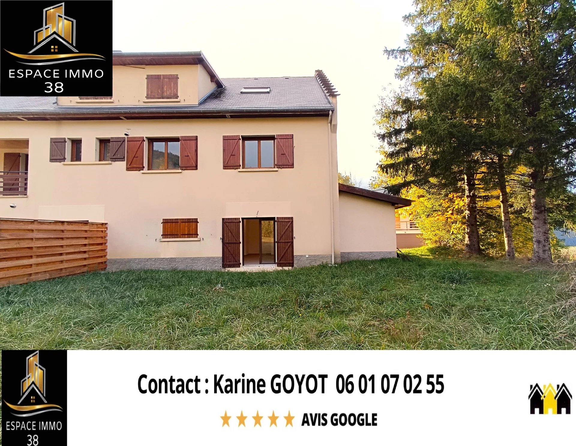 Appartement avec jardin ,entièrement rénové !