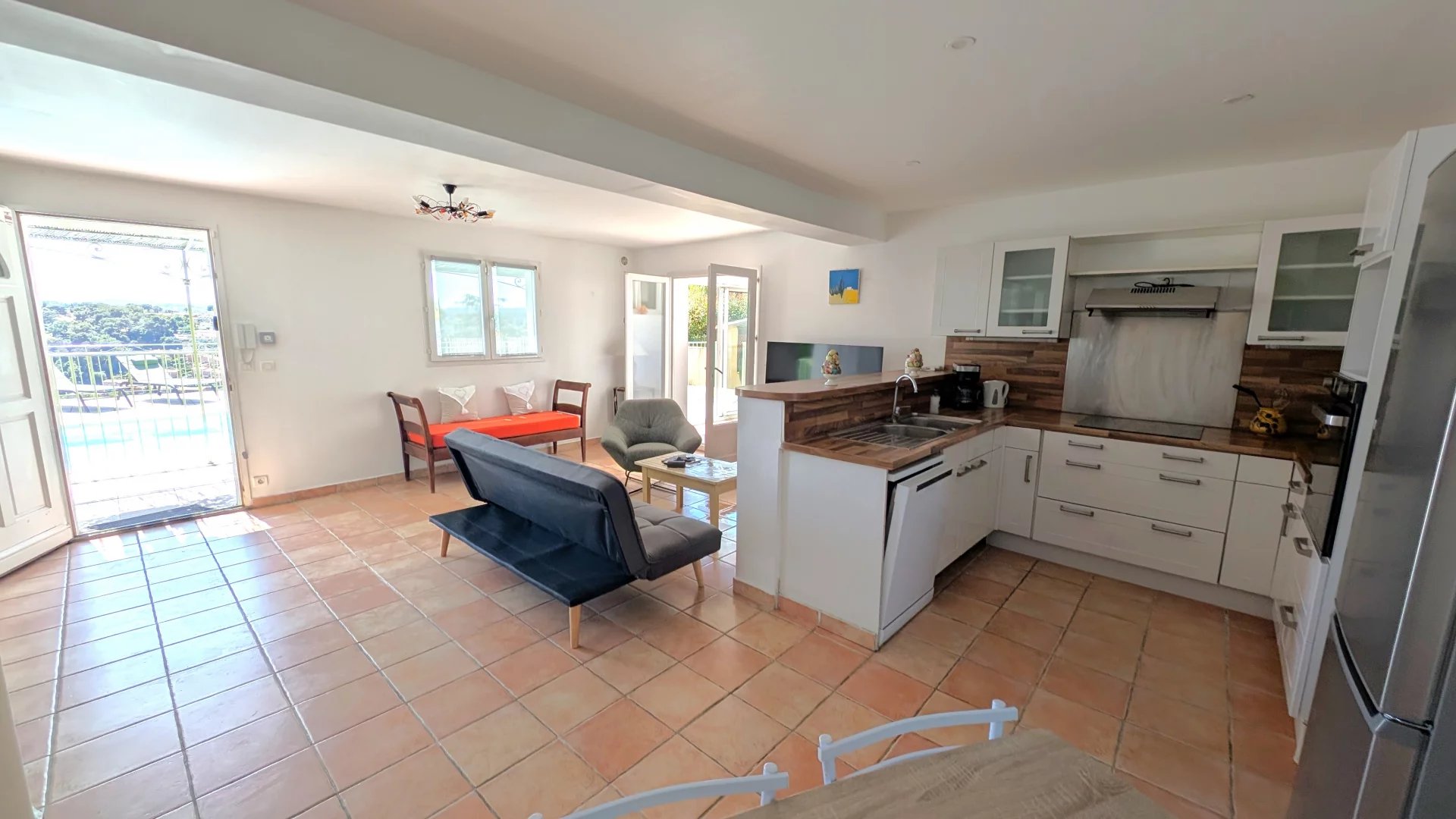 Vente villa Biot, vue panoramique
