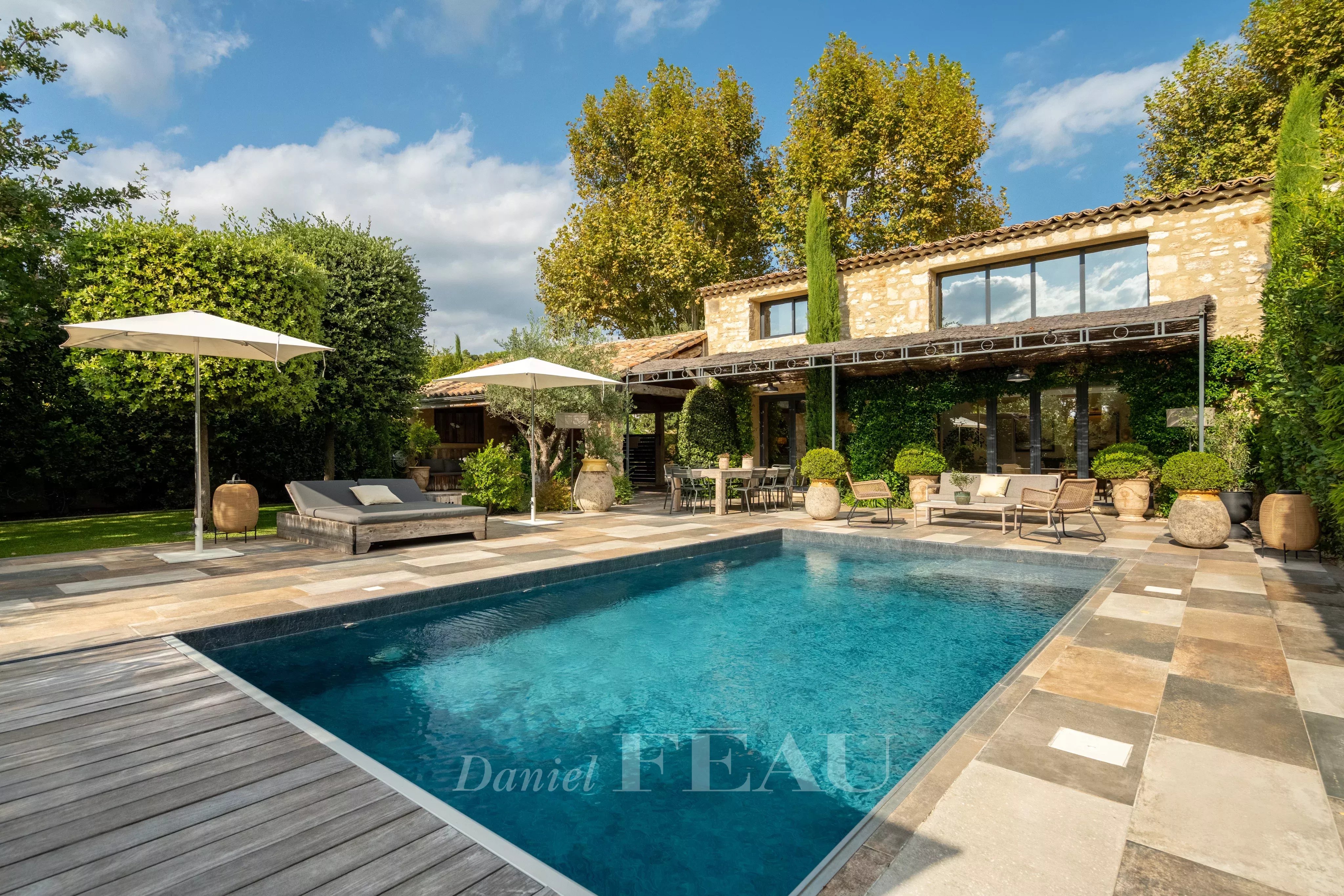 Maussane les Alpilles - Mas de village avec piscine