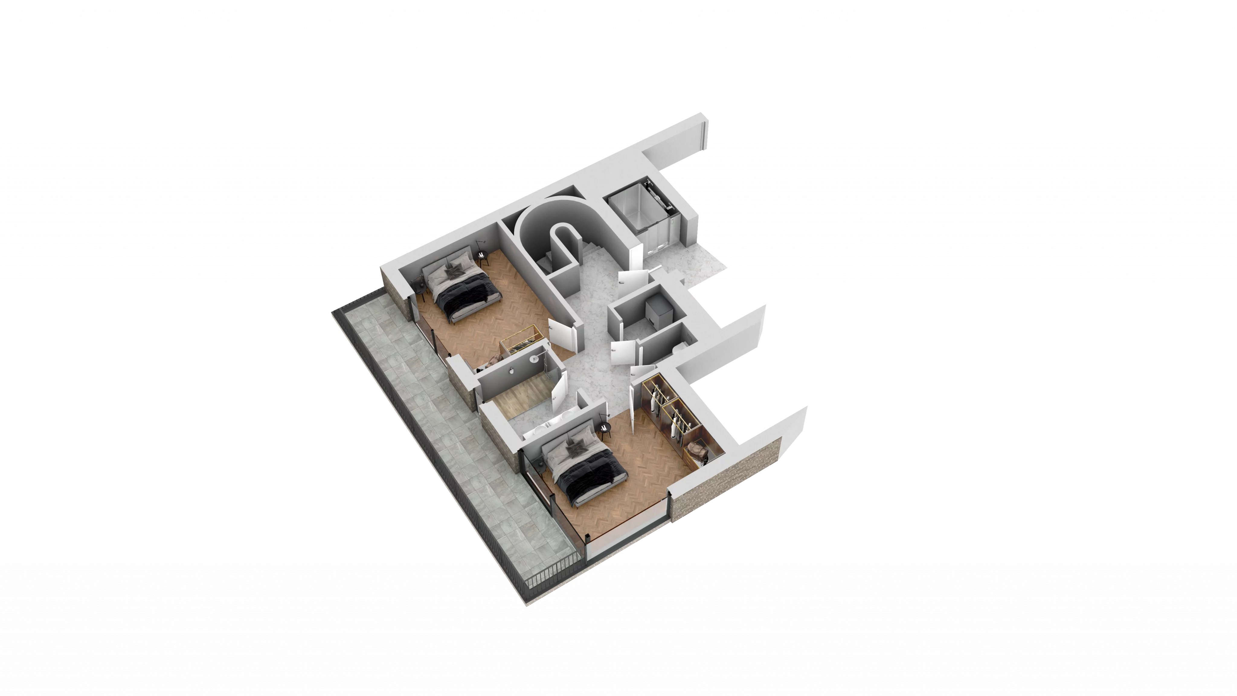 Uccle - Observatoire - Terrain avec permis pour un immeuble de 3 unités