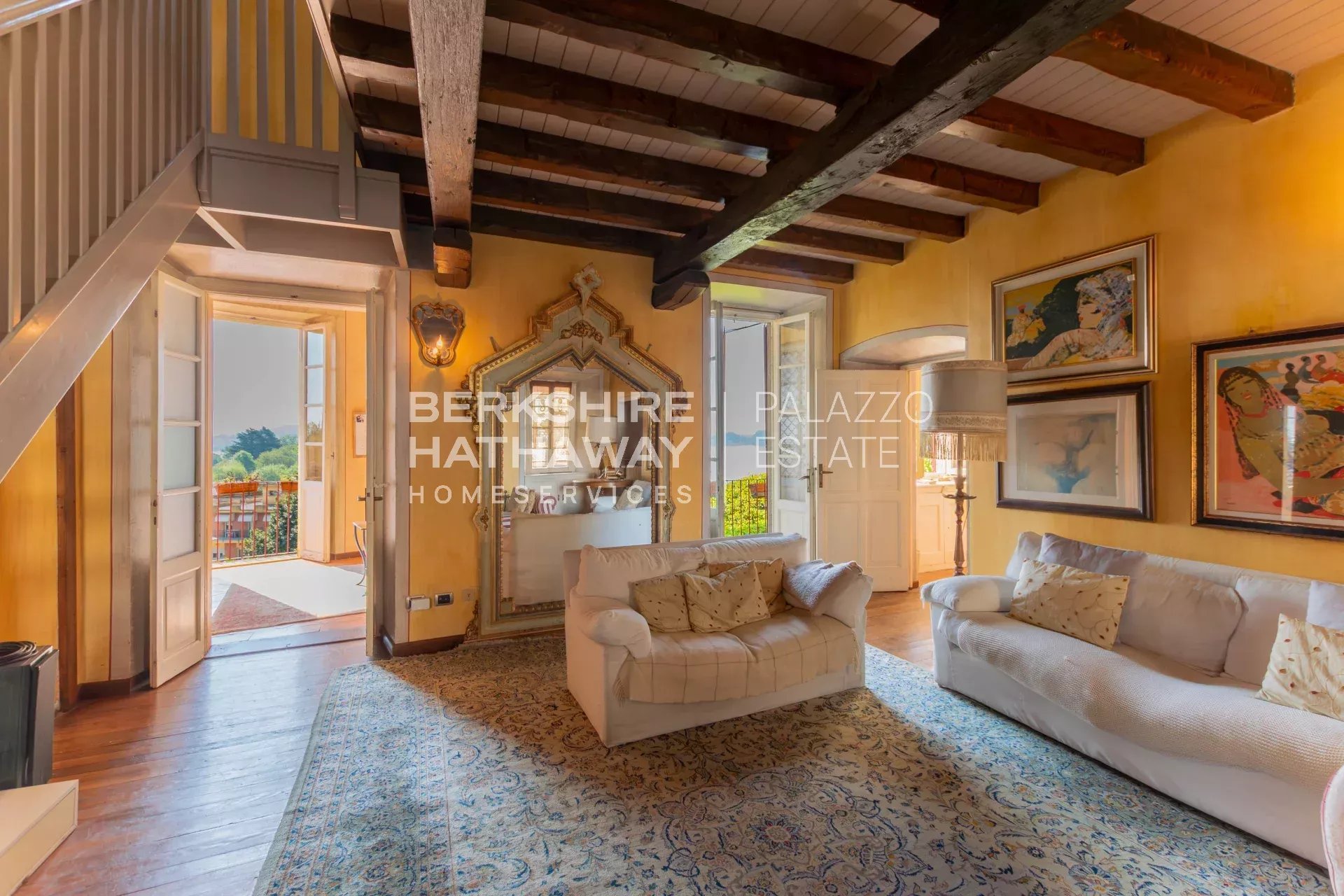 Historic Residence with Three Independent Units and Panoramic Lake Maggiore Views in Solcio di Lesa