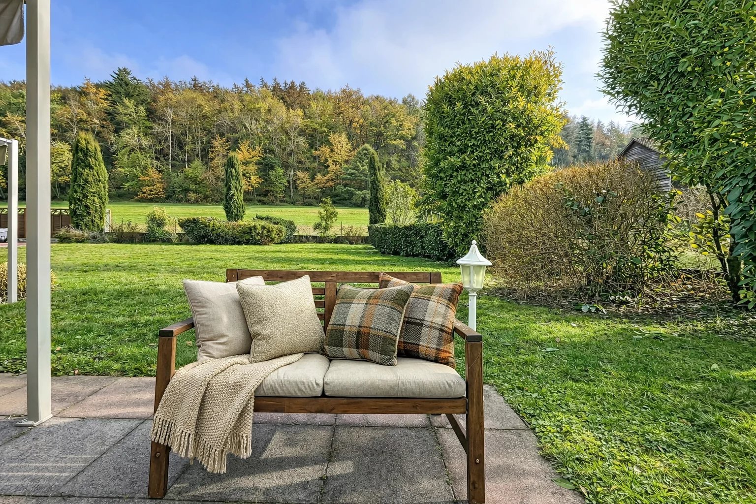 dans un écrin de verdure