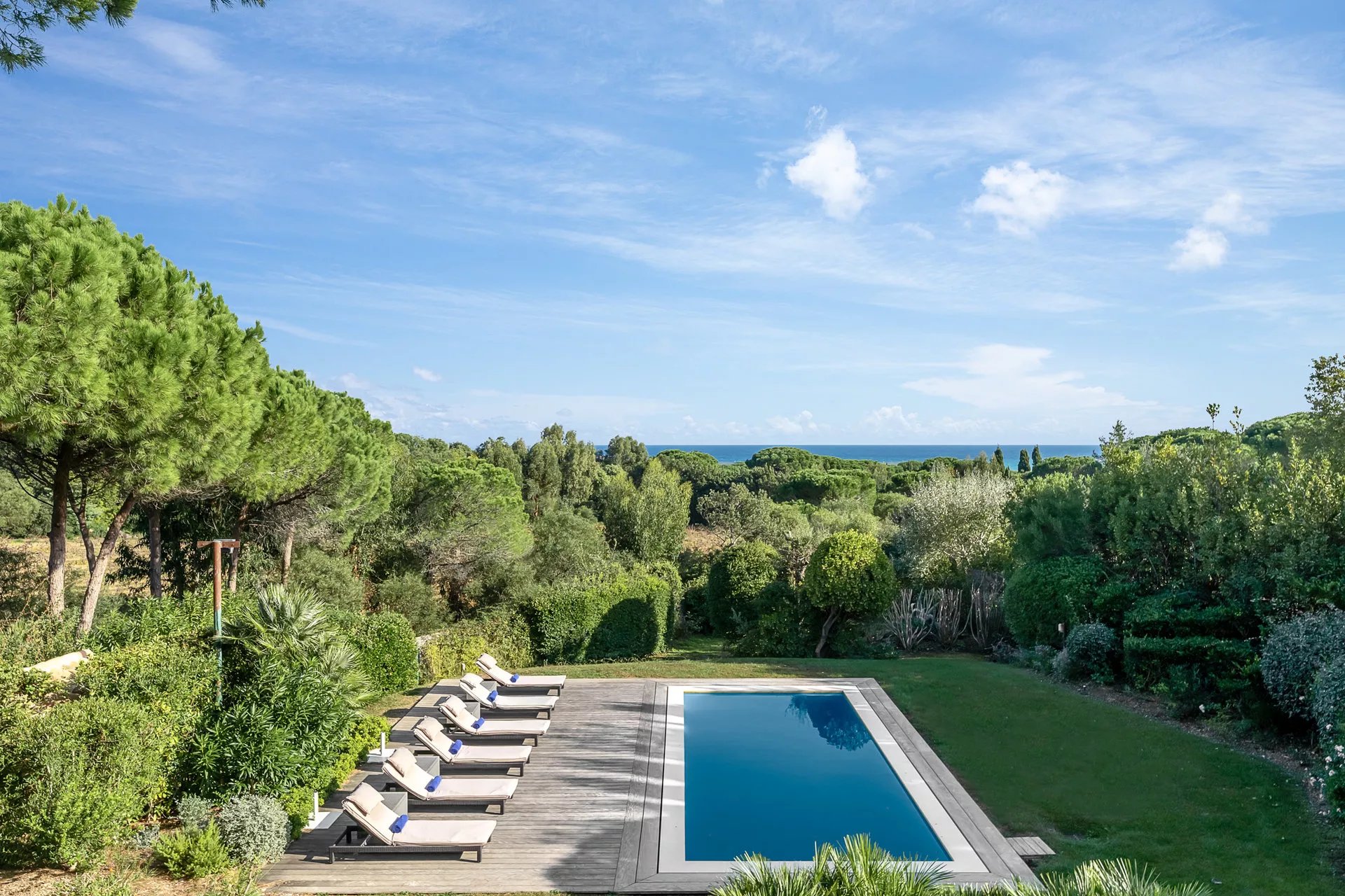 Villa di charme con vista mare - Baie de Pampelonne