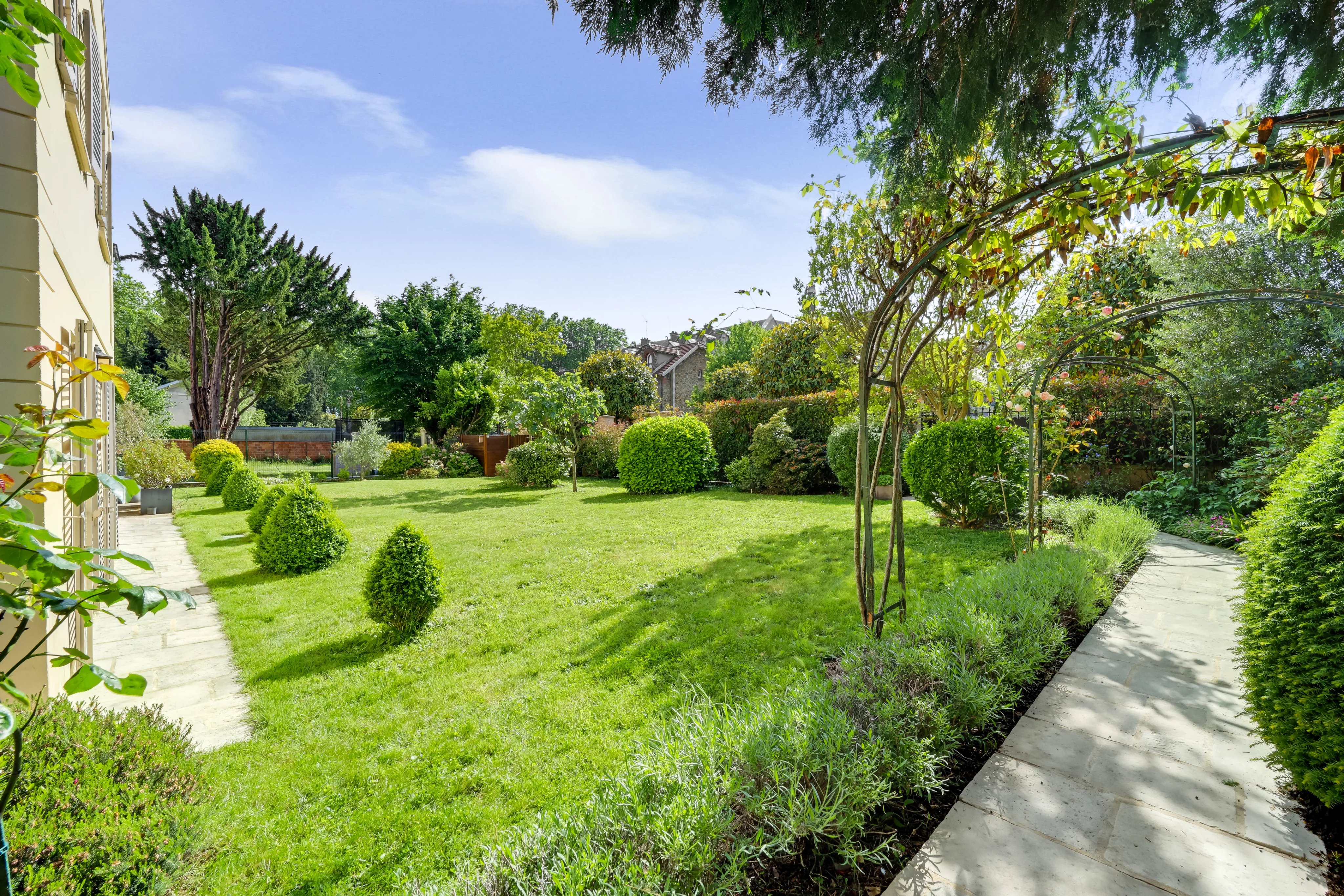 Jardin, exposition sud et ouest sans vis-à-vis