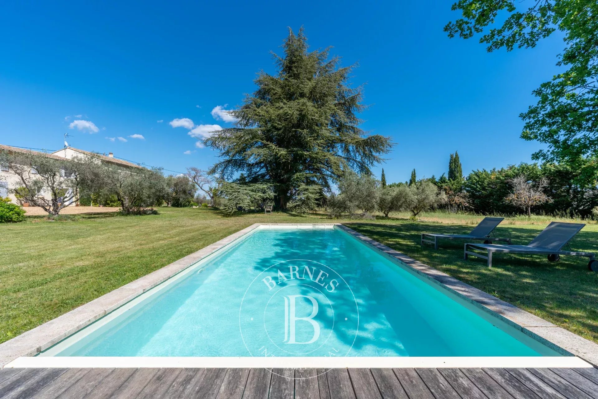 LOURMARIN - PROPERTY - 5 BEDROOMS - SWIMMING POOL - PARK OF 6.5 HA - picture 4