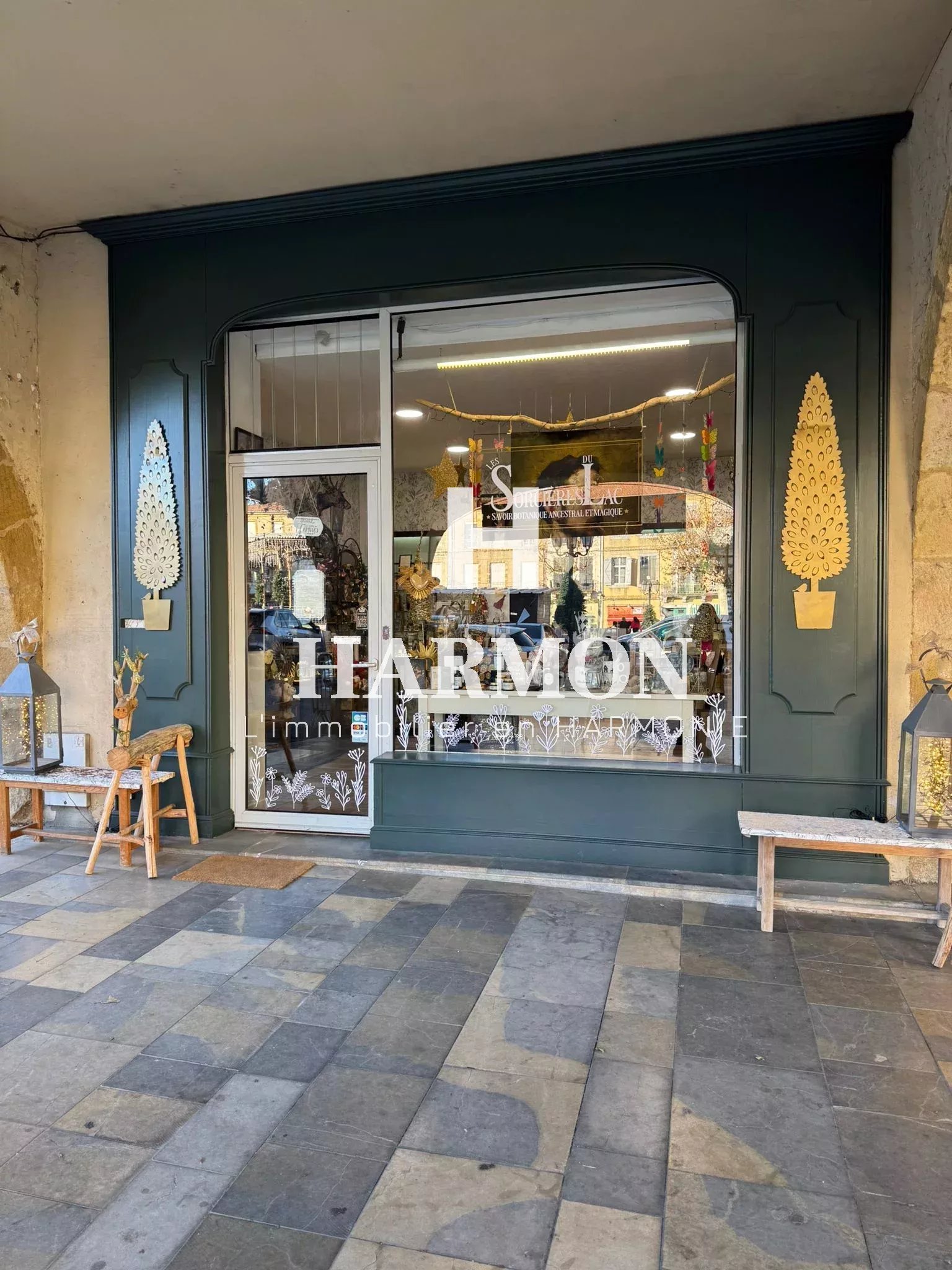 Harmon à vendre : Fond de commerce local commercial au centre ville de Mirande - Photo 2