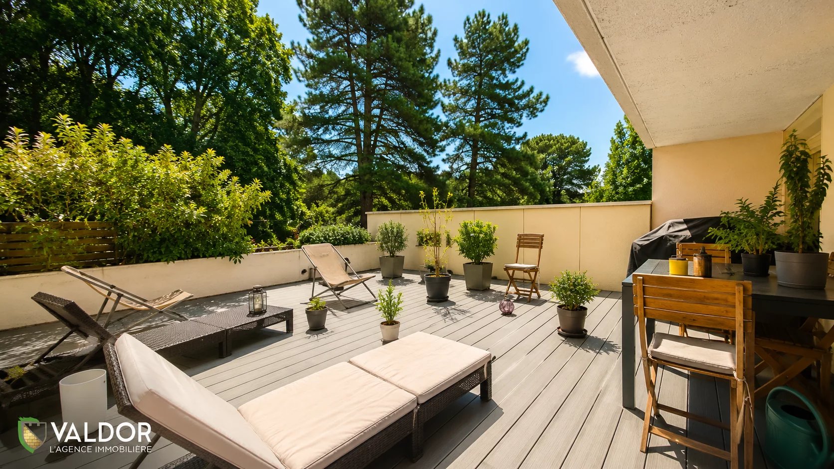 Bel Appartement deux chambres avec Terrasse