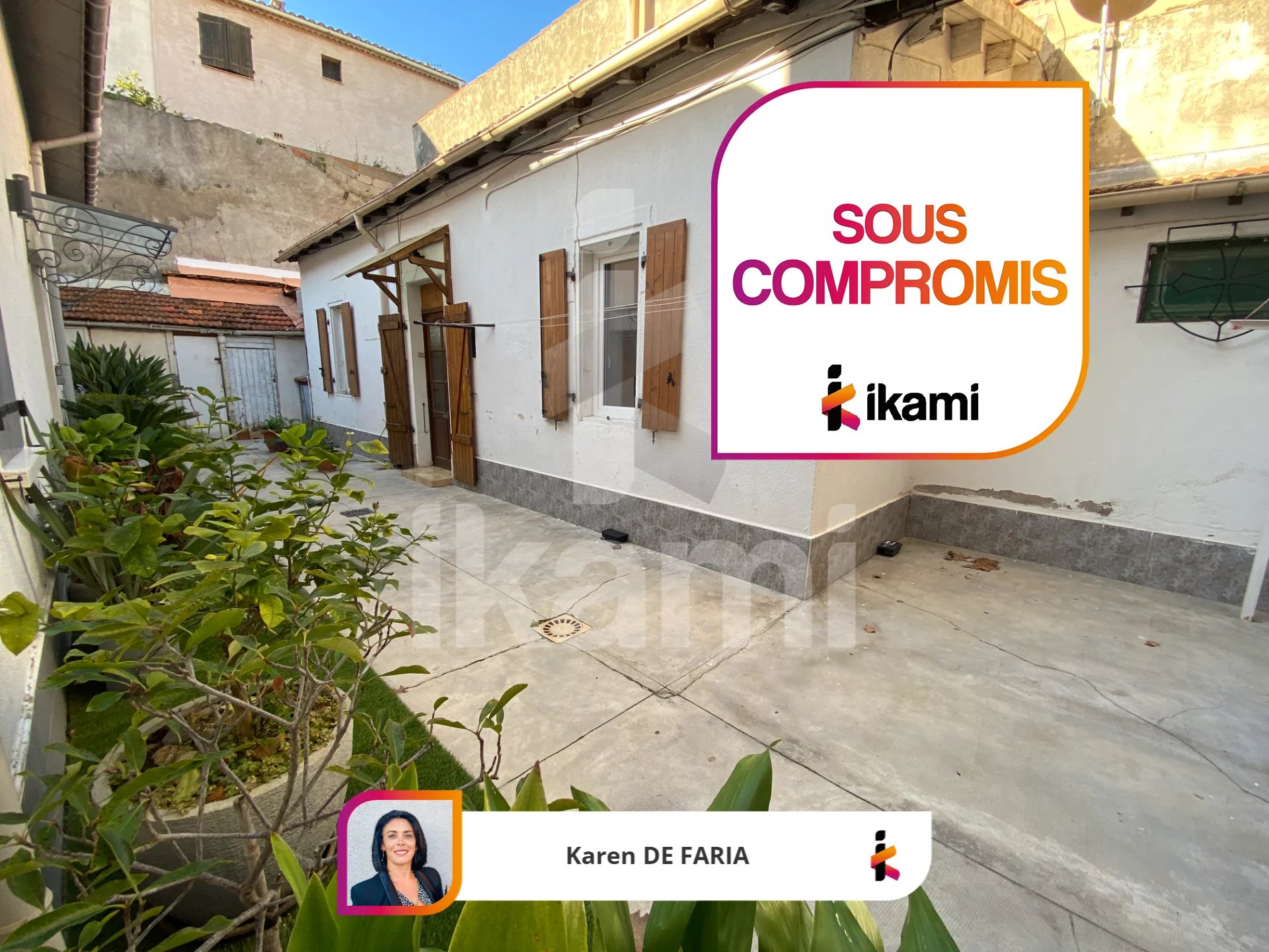 Sète   Appartement de plain-pied esprit maison de ville, for