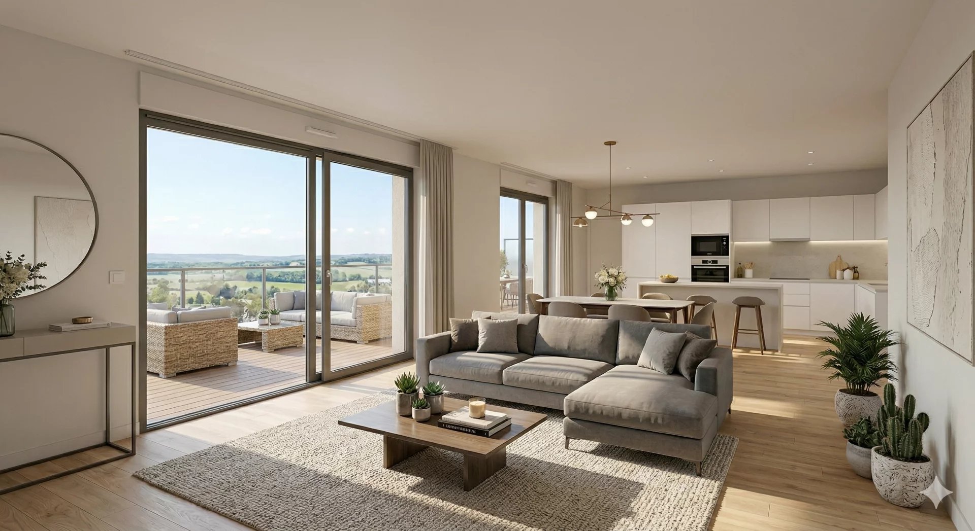 Appartement T3 dernier etage avec grande Terrasse - Photo 2