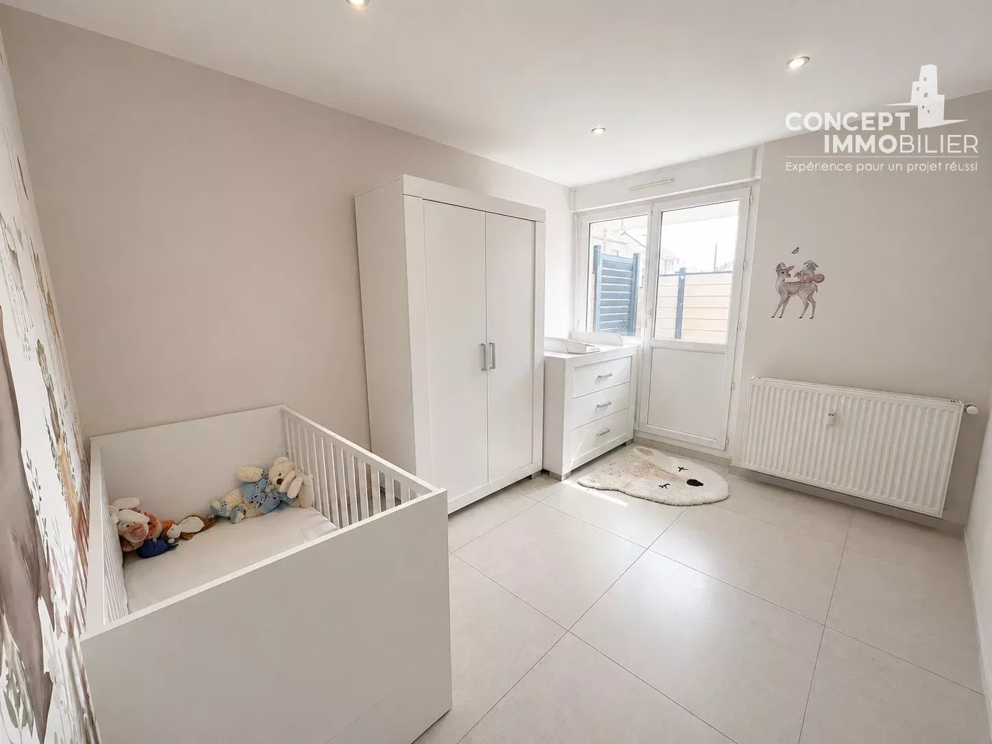 FLORANGE – Appartement F3 avec terrasse, parking privatif et cave