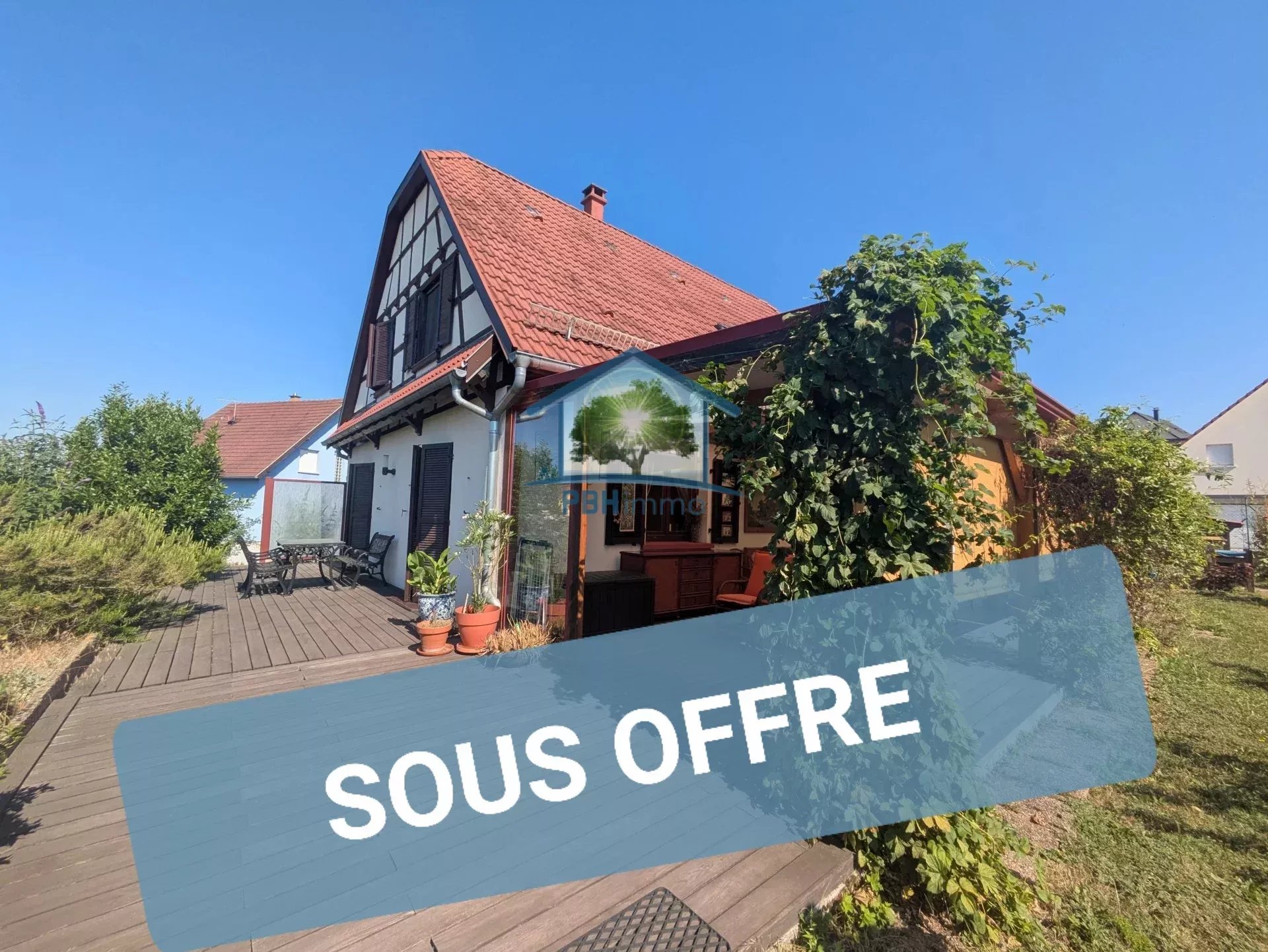 MENCHHOFFEN (67) - Maison 142m² avec Terrasse couverte, cave et jardin sur 10.27 ares constructibles