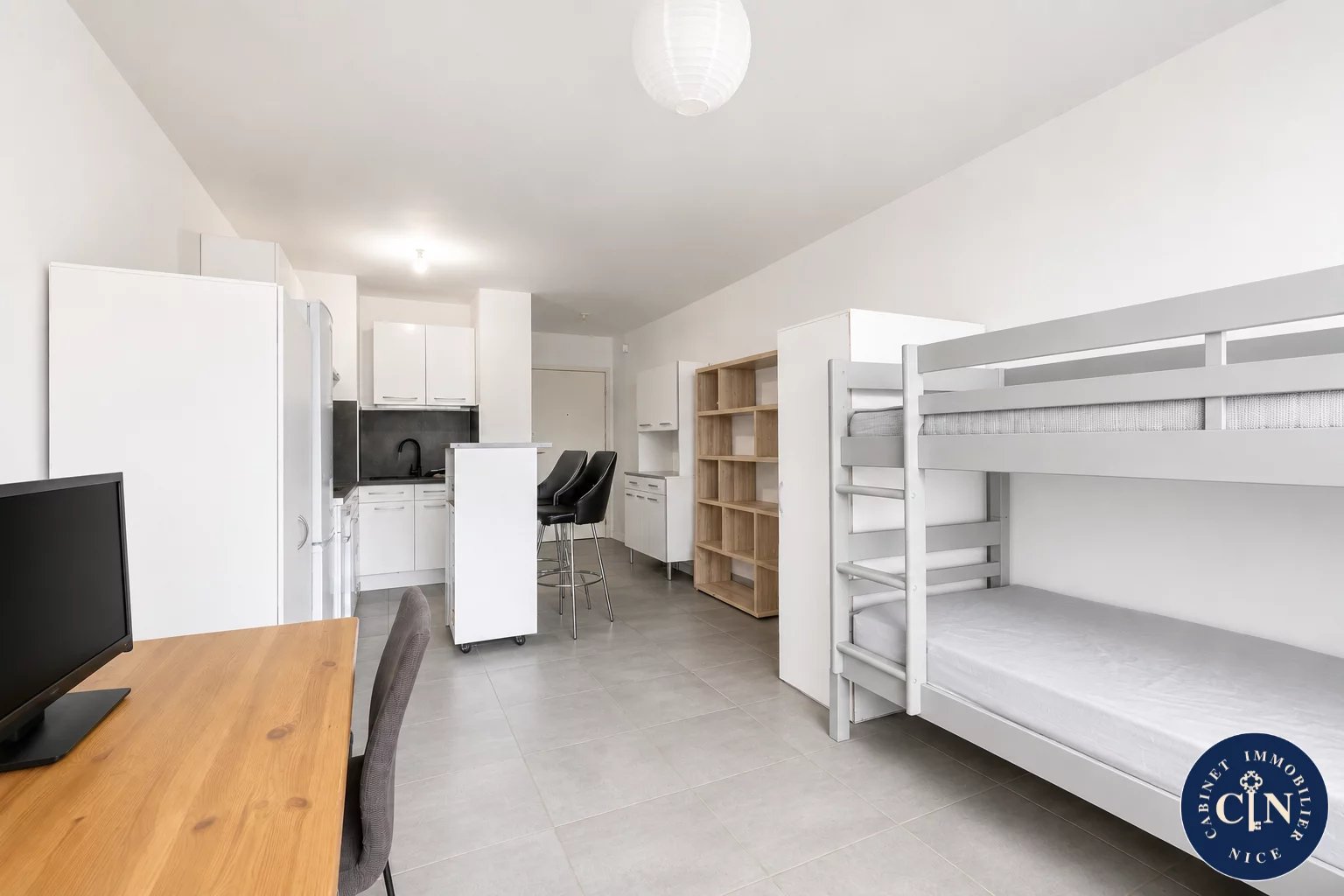 Appartement studio 26 m² - Grande terrasse plein sud – Quartier Riquier - Photo 2