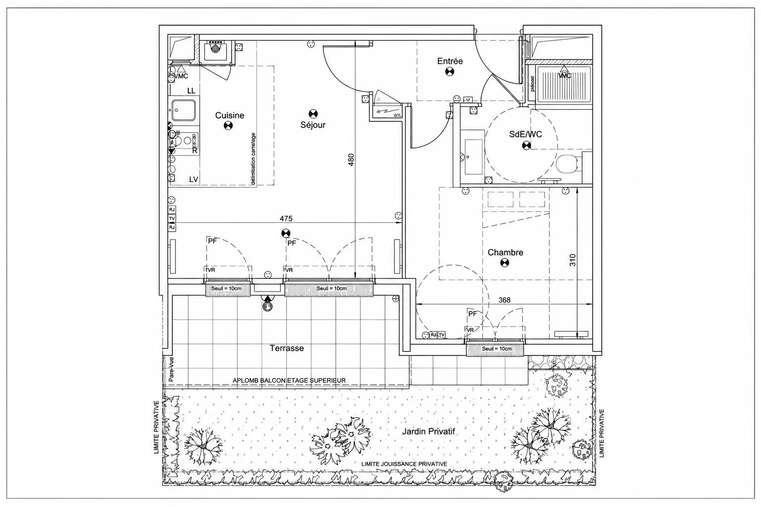 T2 récent avec 33 m² de jardin à 2 pas du Parc de Sceaux - Photo 4