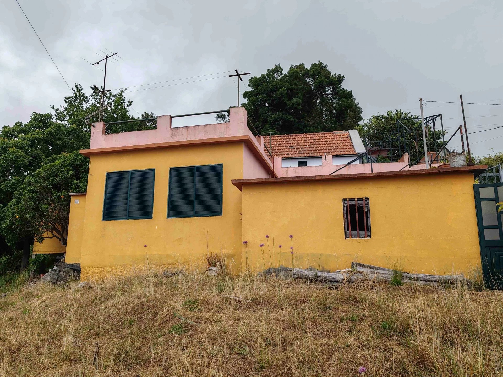 Maison traditionnelle avec terrain et vue panoramique sur l'océan localisée à Ponta do Sol