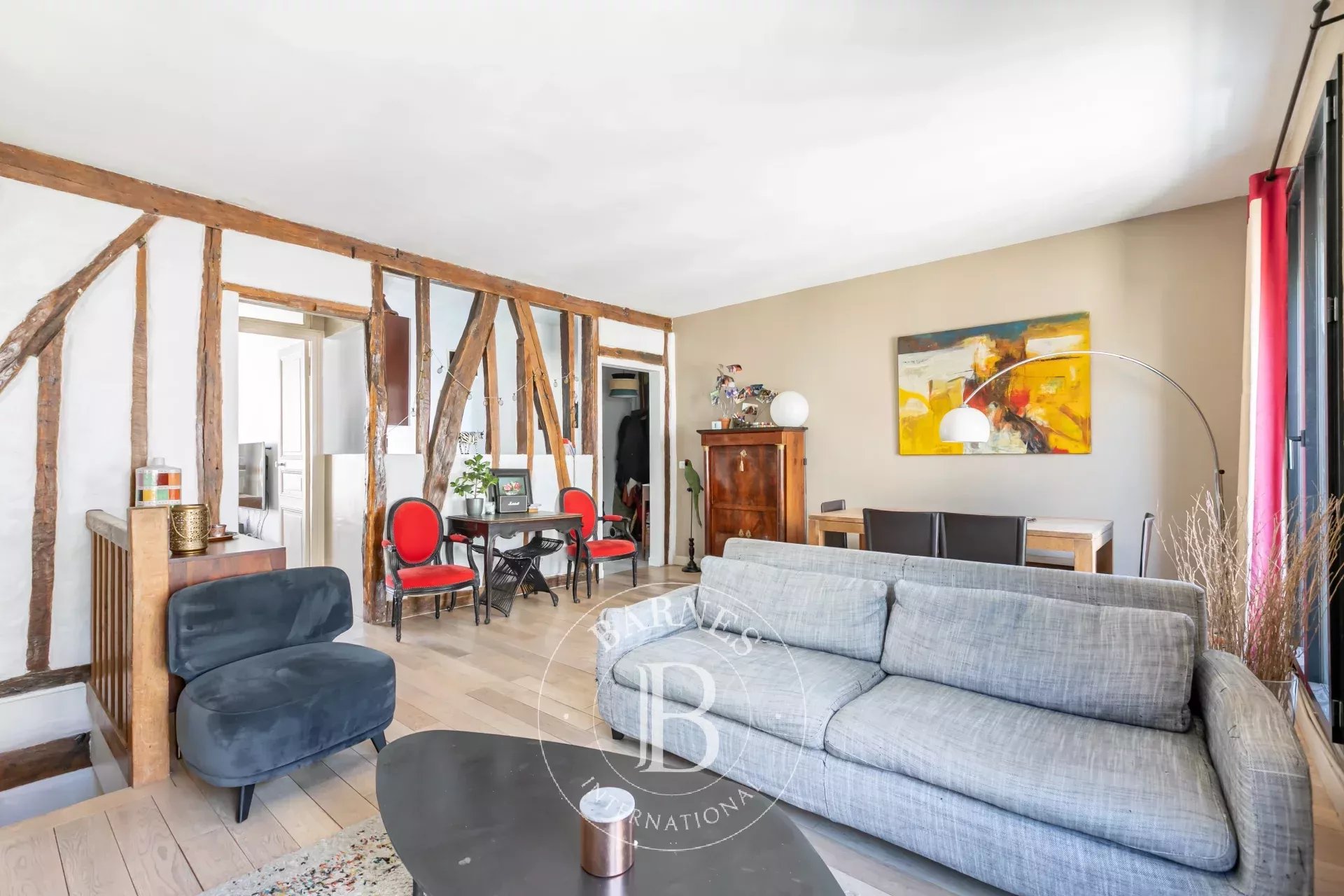 Paris 17 - Marché Lebon - 4-bedroom duplex - upper floor with full-length balcony - picture 7
