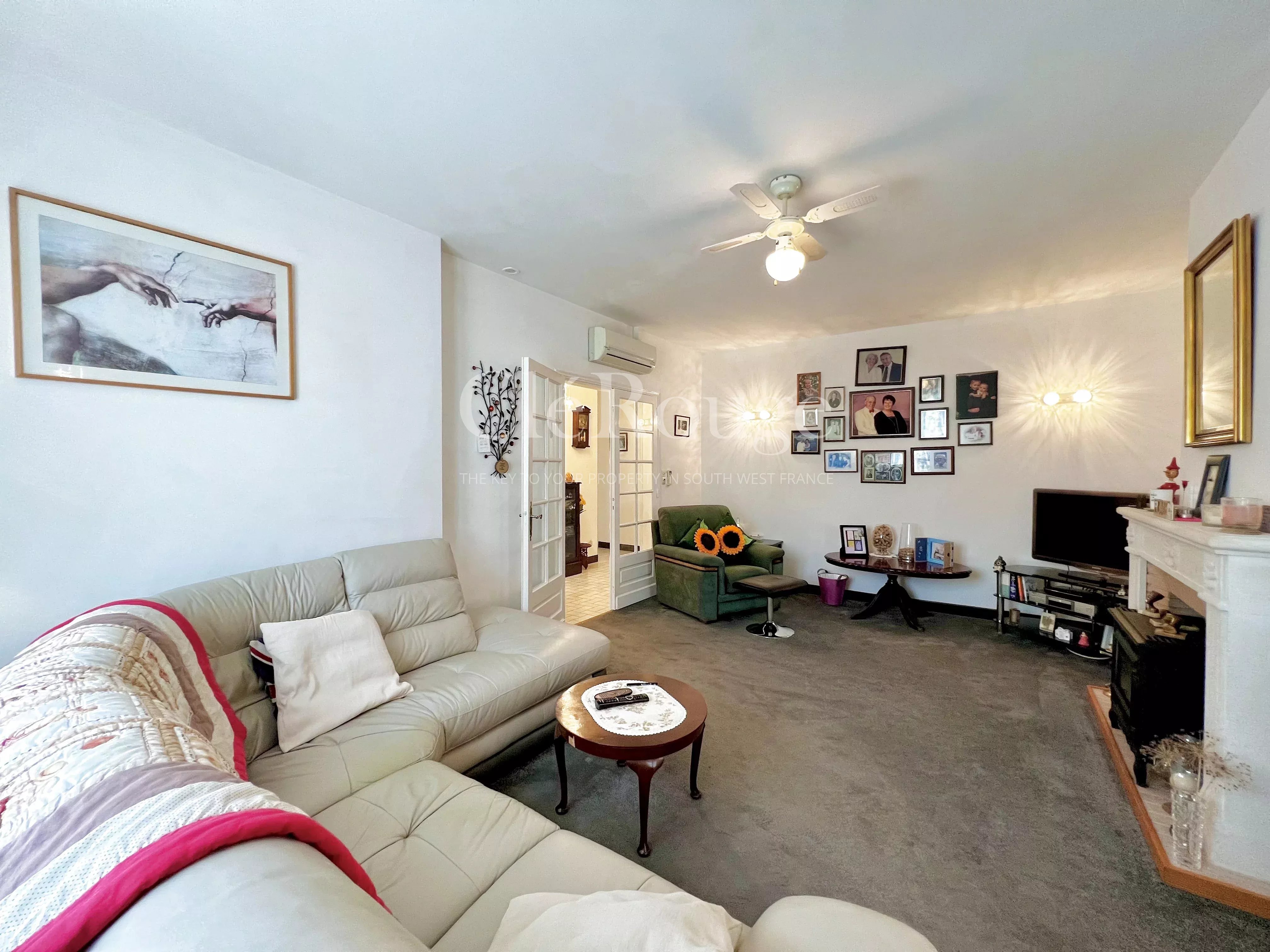 Proche de Duras - Maison de plain-pied avec 3 chambres et un jardin d'environ 2160m².