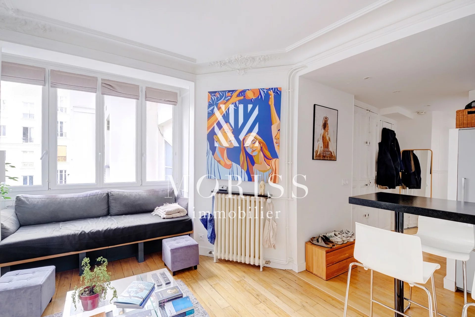 Appartement – 2 pièces de 41 m² – Rue Constance - Rue Lepic - Image Array