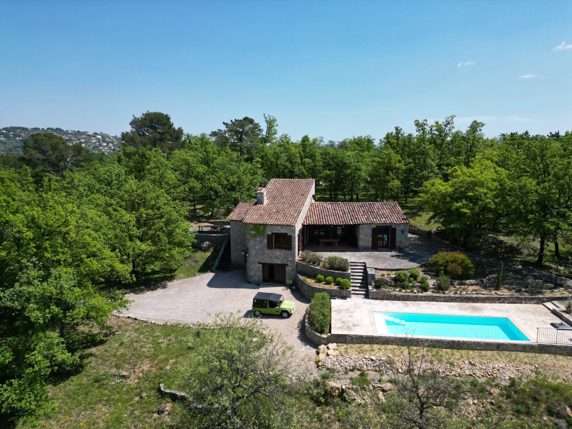 Charming stone vila with view - FAYENCE