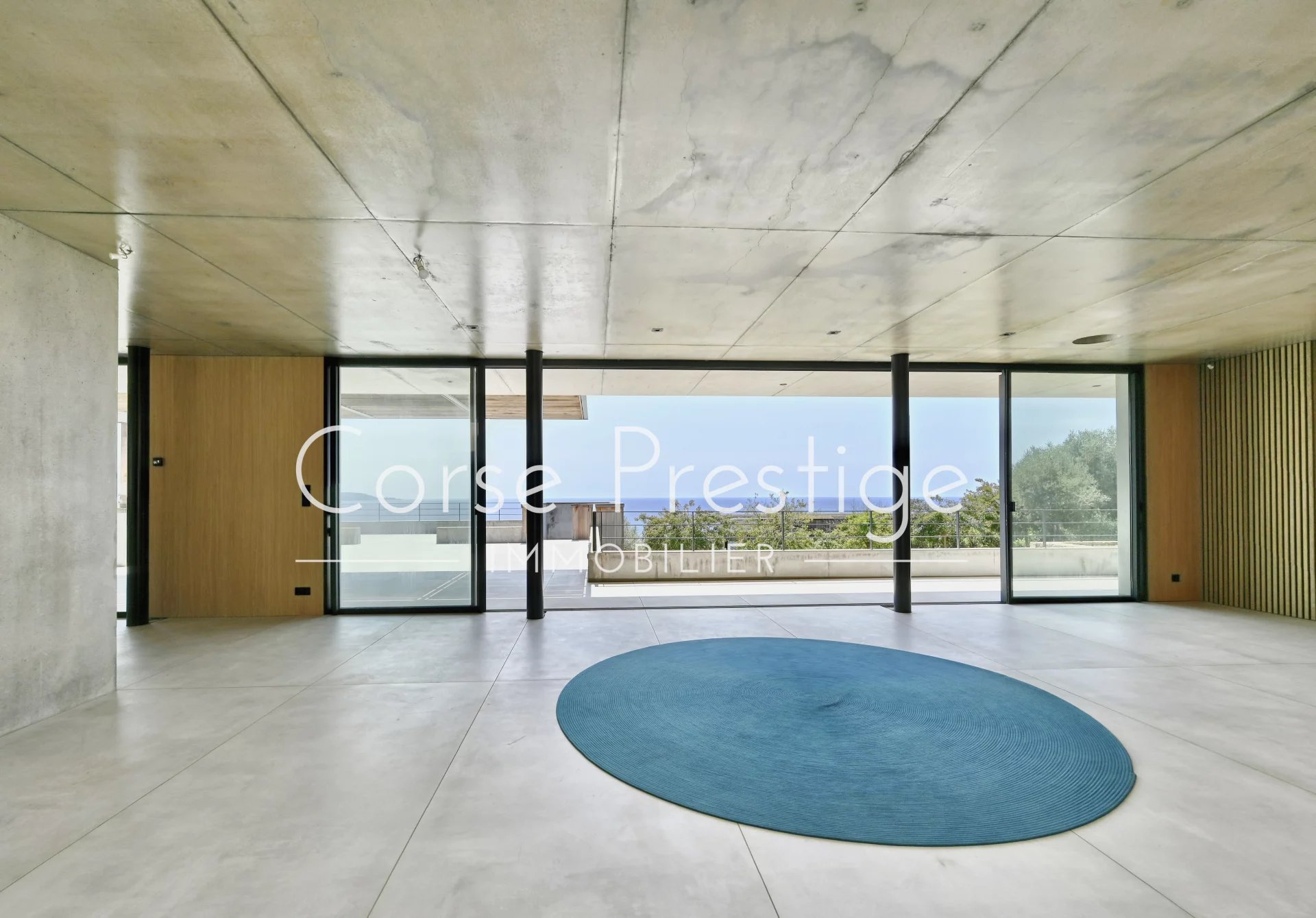 villa contemporaine - vue mer et piscine - golfe du valinco image7
