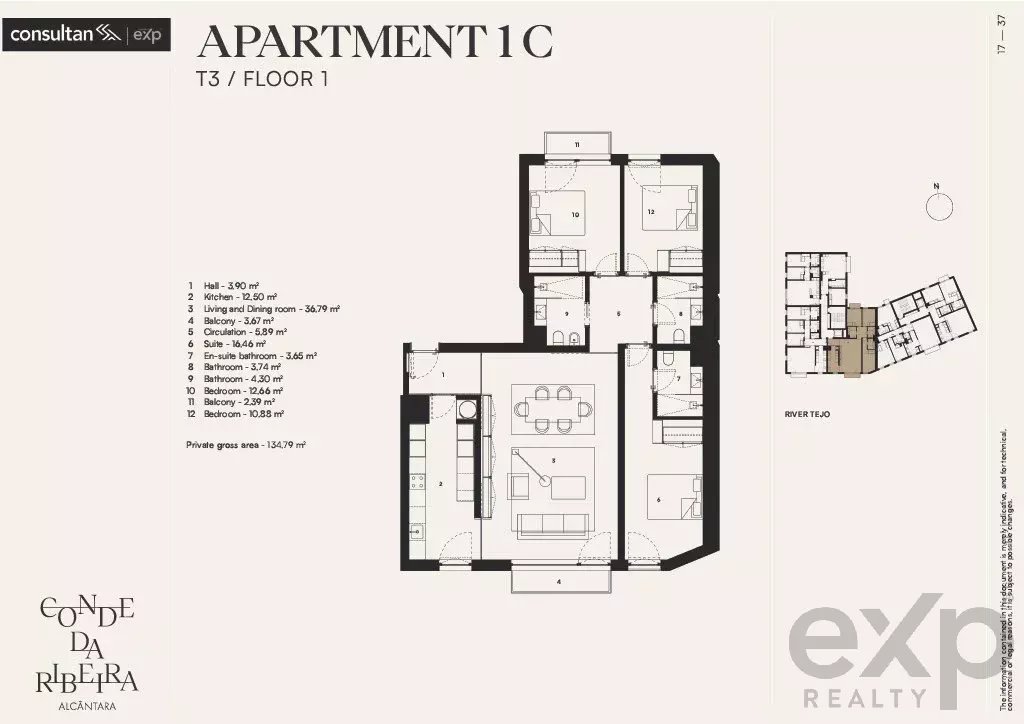3 bedroom apartment - Alcântara 86159475 image 10