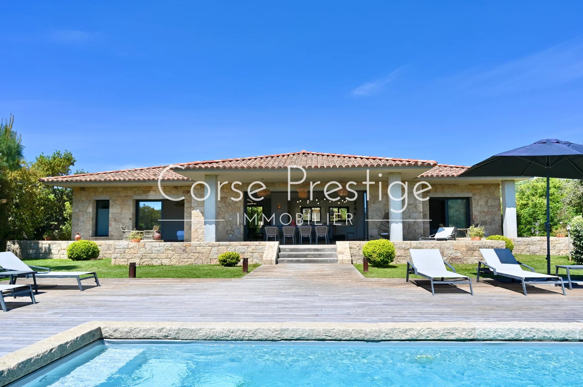 elegant stone villa with pool in pianottoli-caldarello – southern corsica image2
