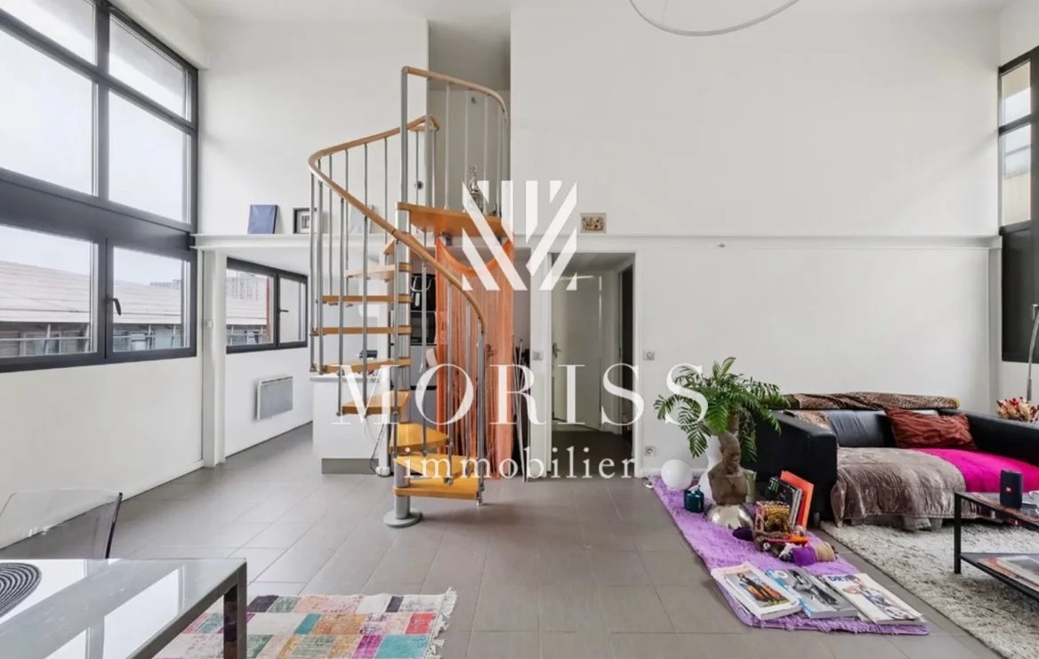 DUPLEX STYLE LOFT / 4 PIECES / MAIRIE D'AUBERVILLIERS / LIGNE 12 - Image Array