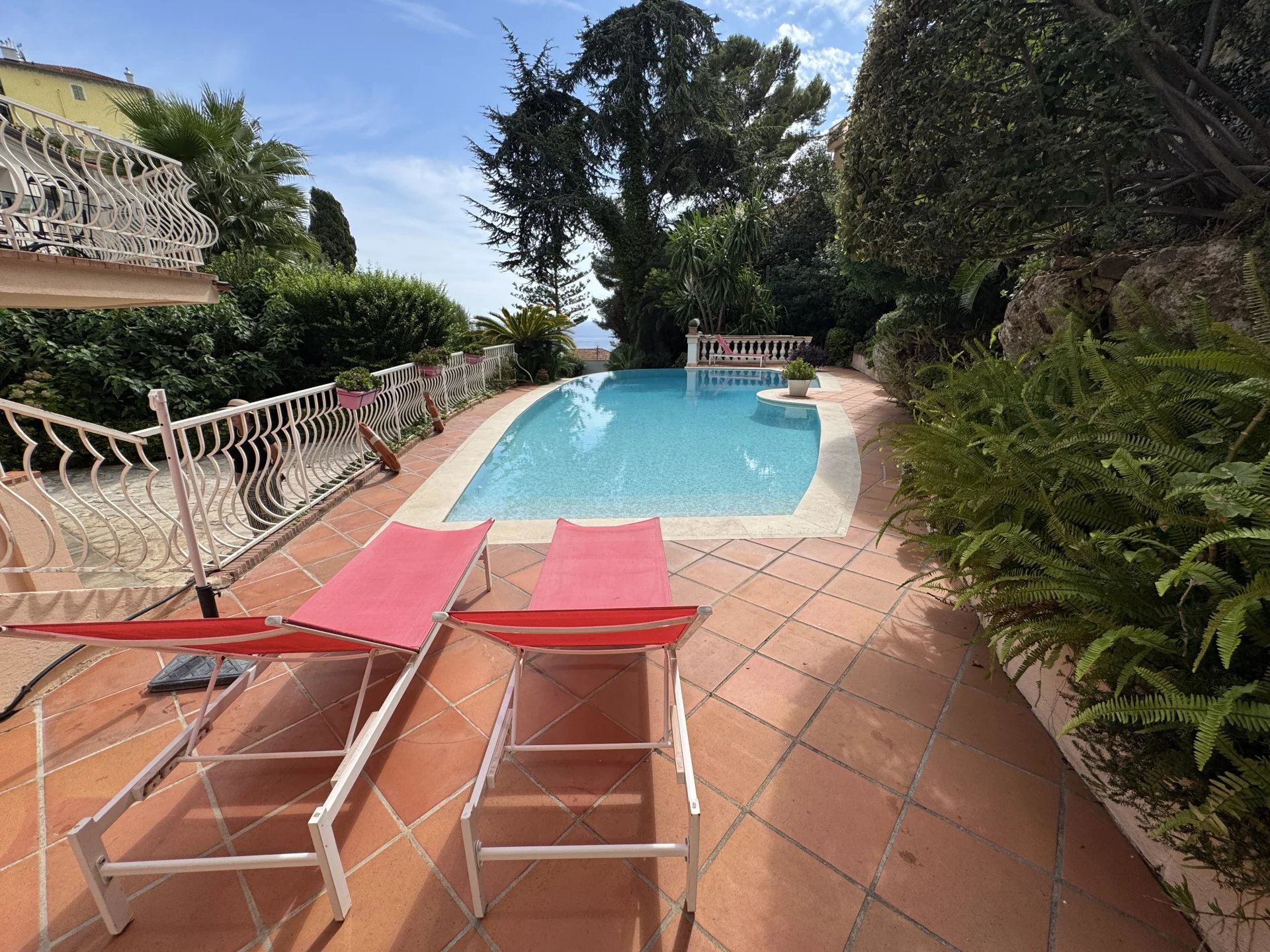 CAP D'AIL "Cap Rognoso" Villa 4 Bedroomss Pool Quiet Garden