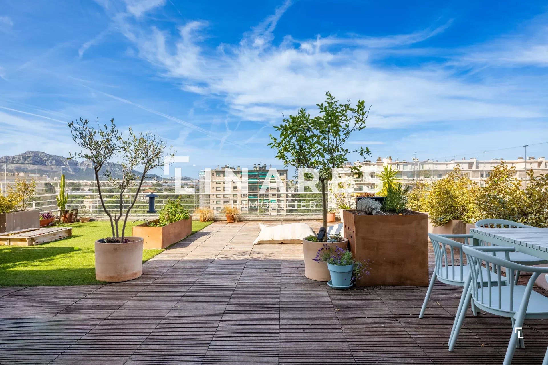 TERRAZZA - Appartement T4 de 95m² - Espaces extérieurs de 109m² - 13008