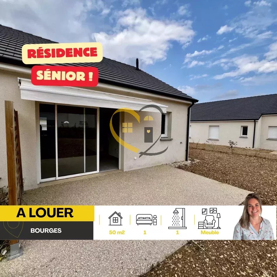 À LOUER – Maison neuve meublée dans le Village Séniors Jacques BREL à Bourges