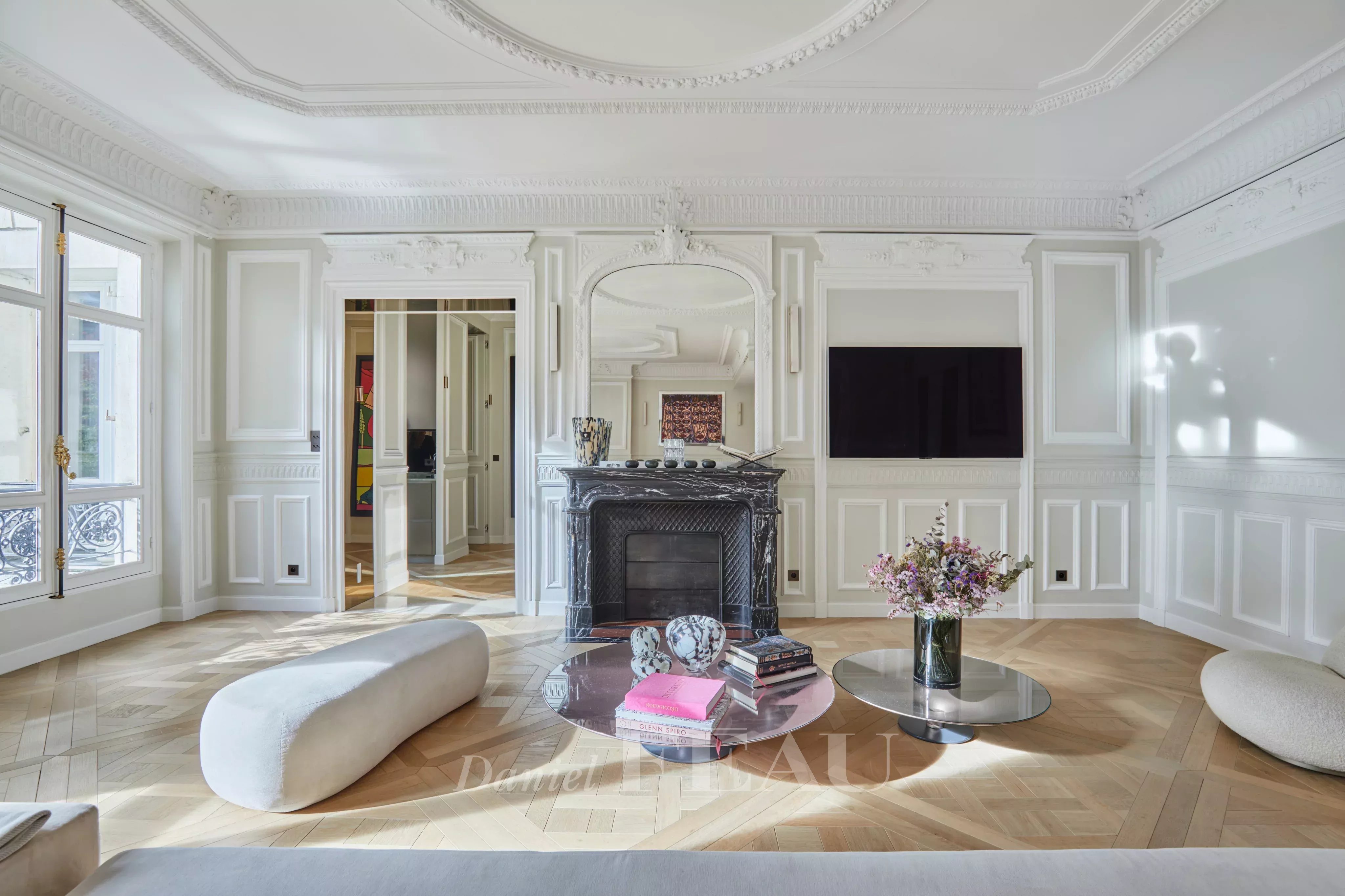 Double réception sur jardins exposée Sud Ouest