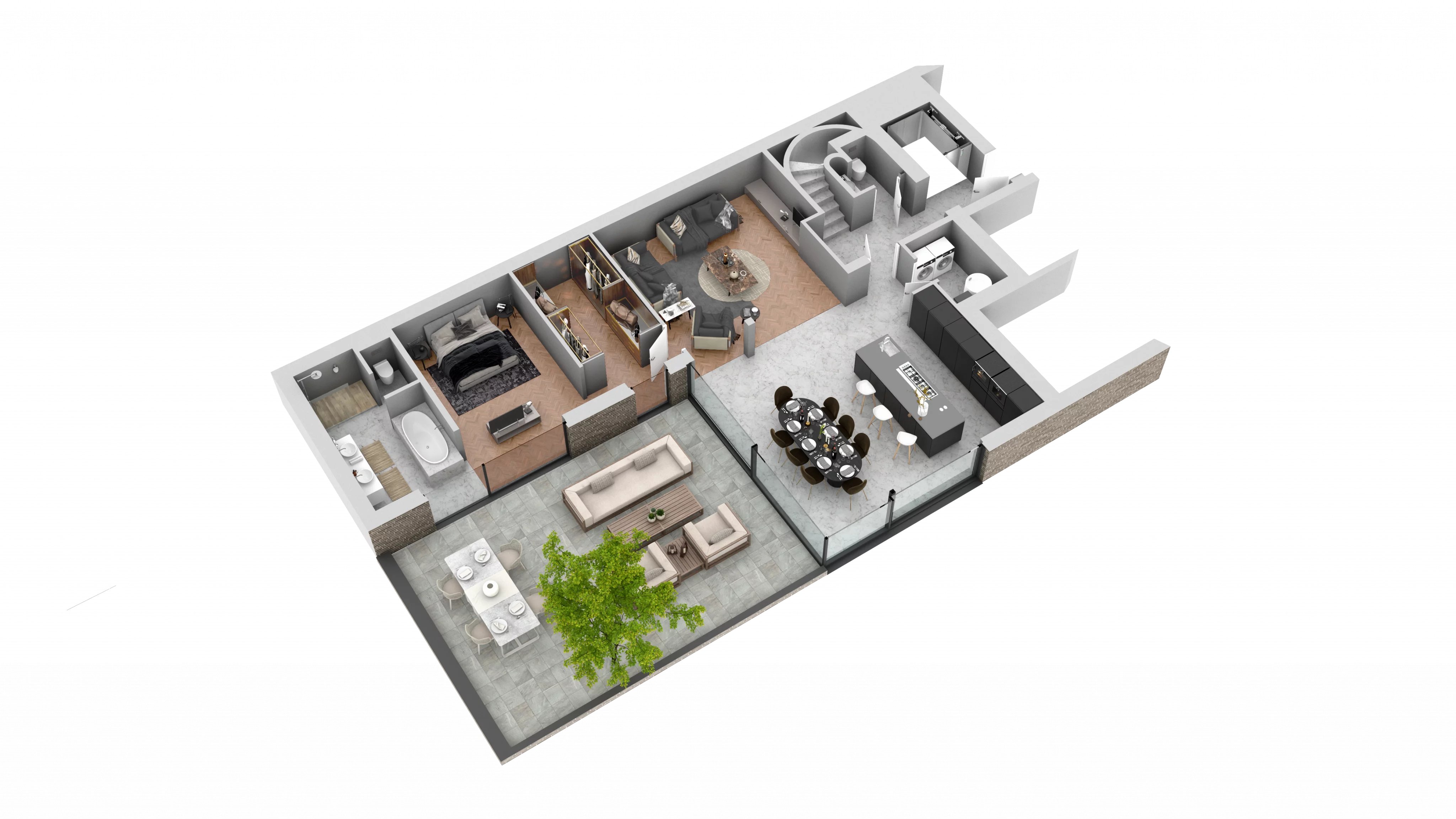 Uccle - Observatoire - Terrain avec permis pour un immeuble de 3 unités