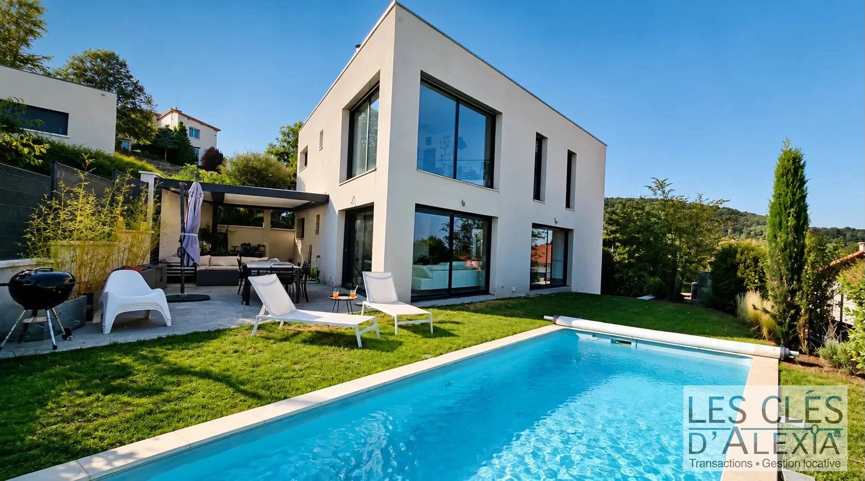 Villa d’Architecte d’Exception – Vue sur les Alpes, Piscine & Domotique
