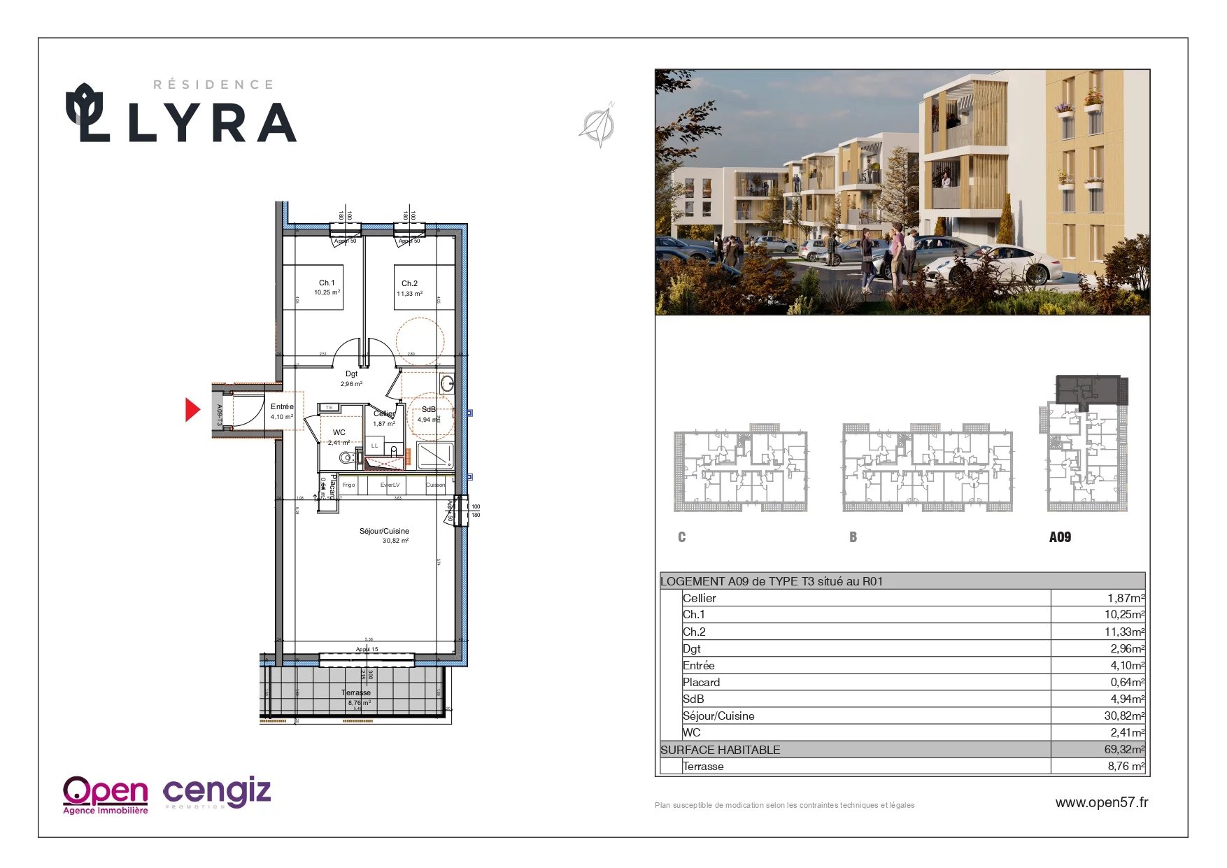 Vente Appartement Mexy