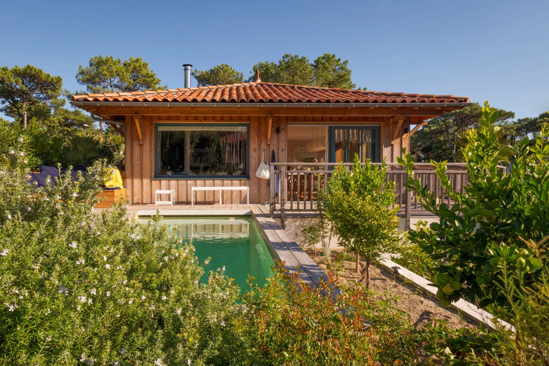 VILLA AU CALME AVEC PISCINE – CAP FERRET - 8 COUCHAGES