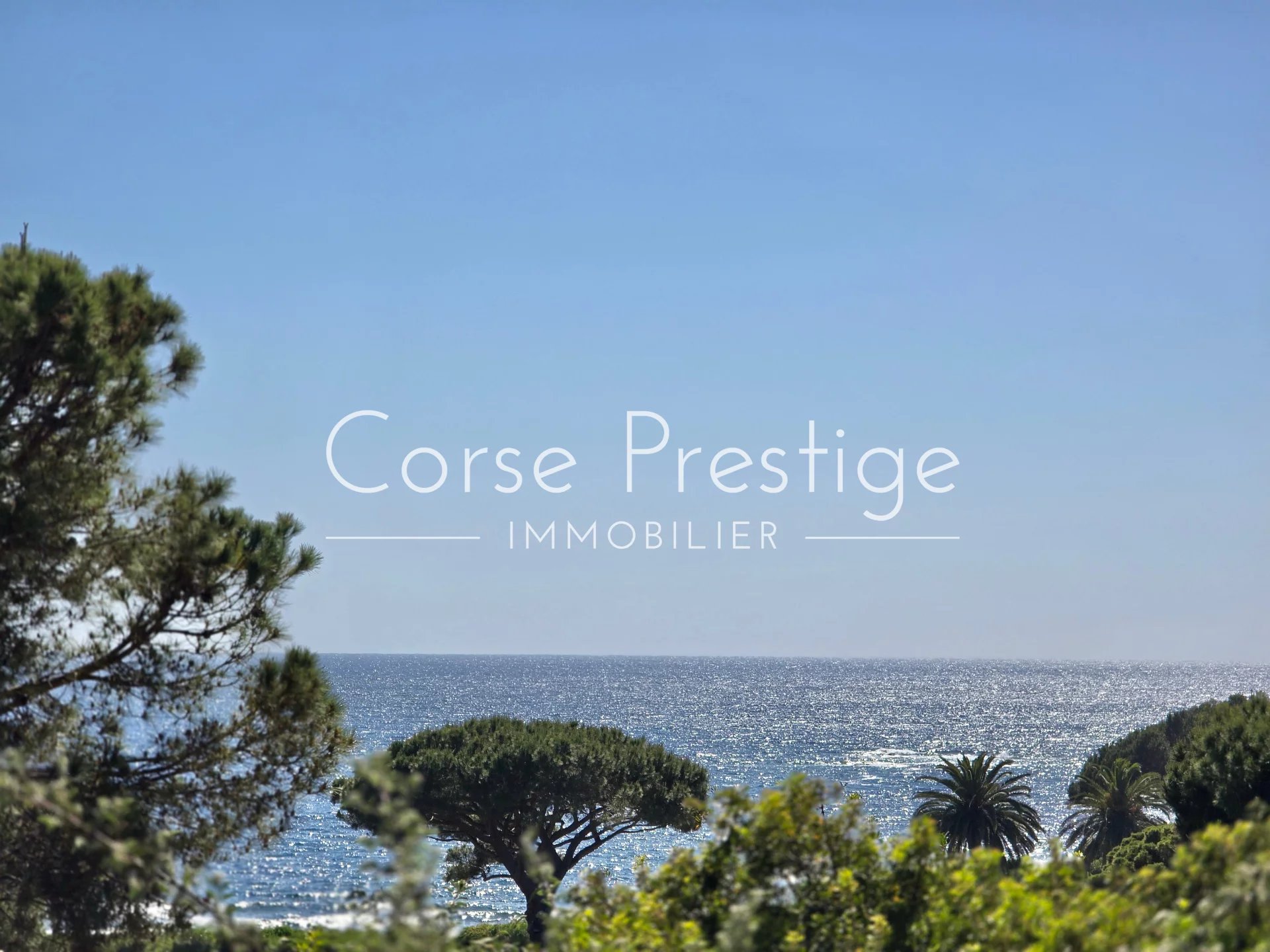 villa in private residence - sea-view - porticcio - image1