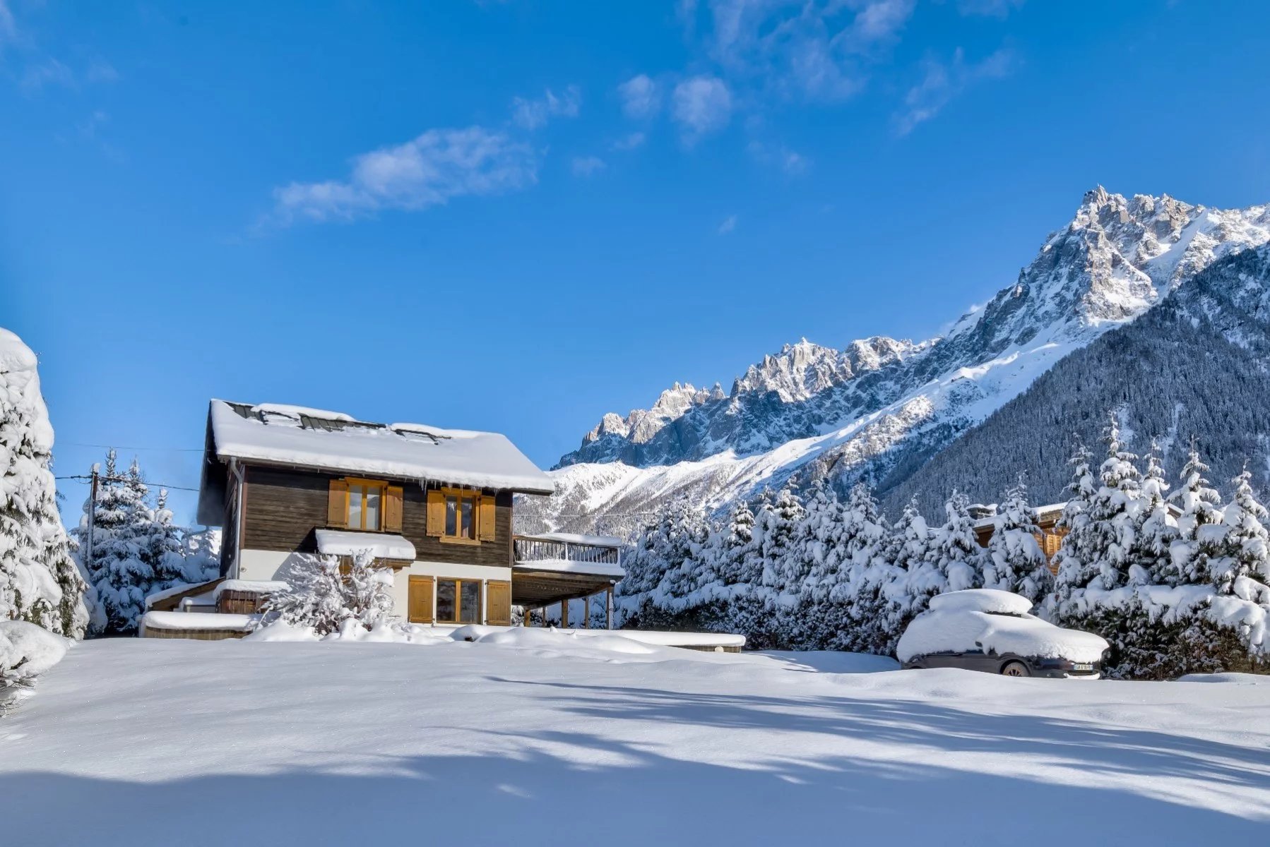 Photo of LES HOUCHES - Homely 5 bedroom chalet on a large plot with building potential