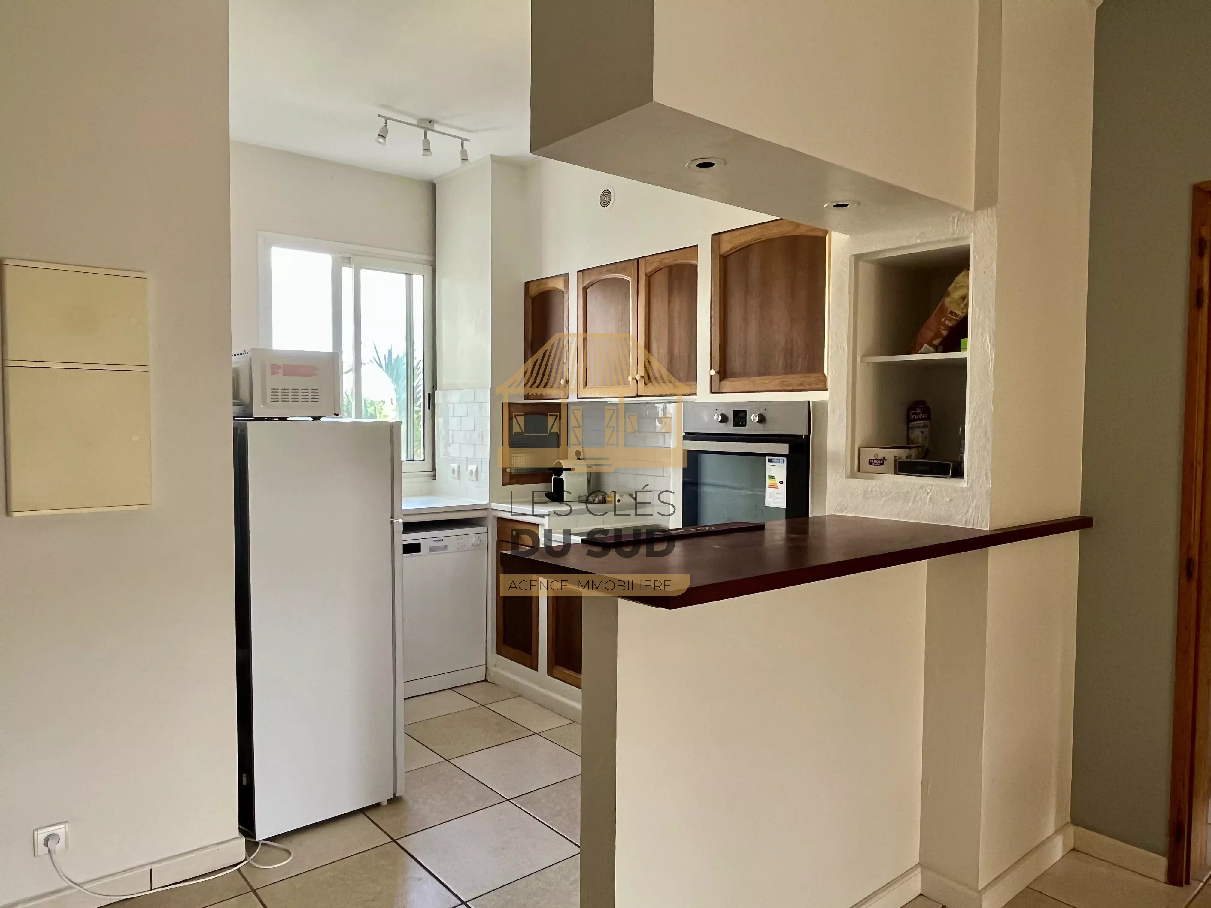 Location appartement T3 meublé vue mer avec piscine à Manapany Les Bains
