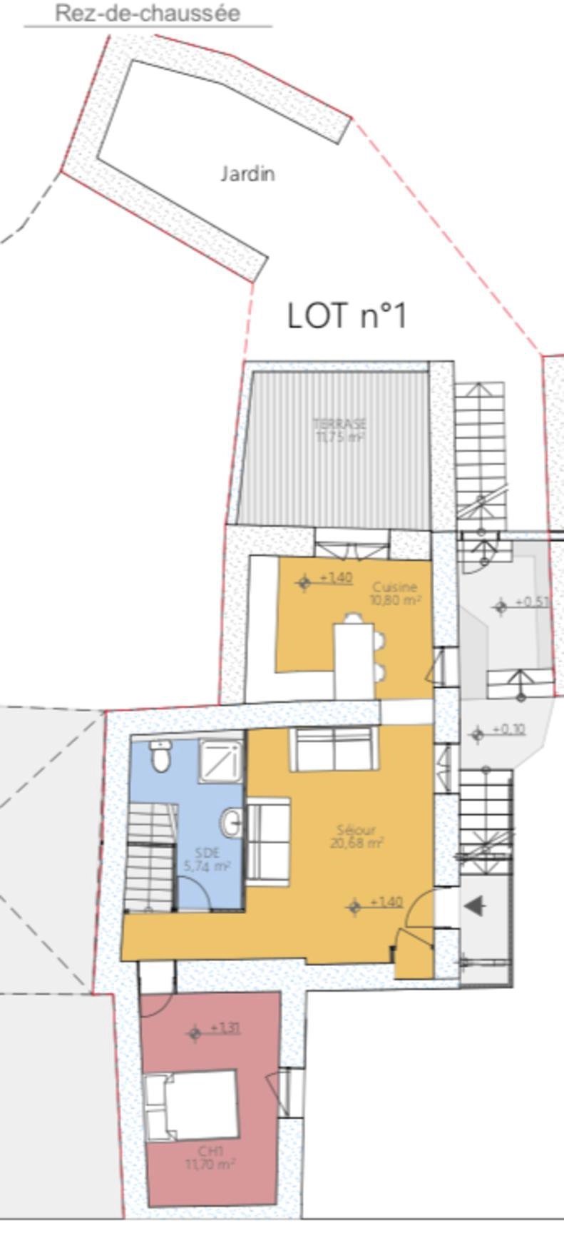 Morancé - Maison à rénover d'environ 65 m²