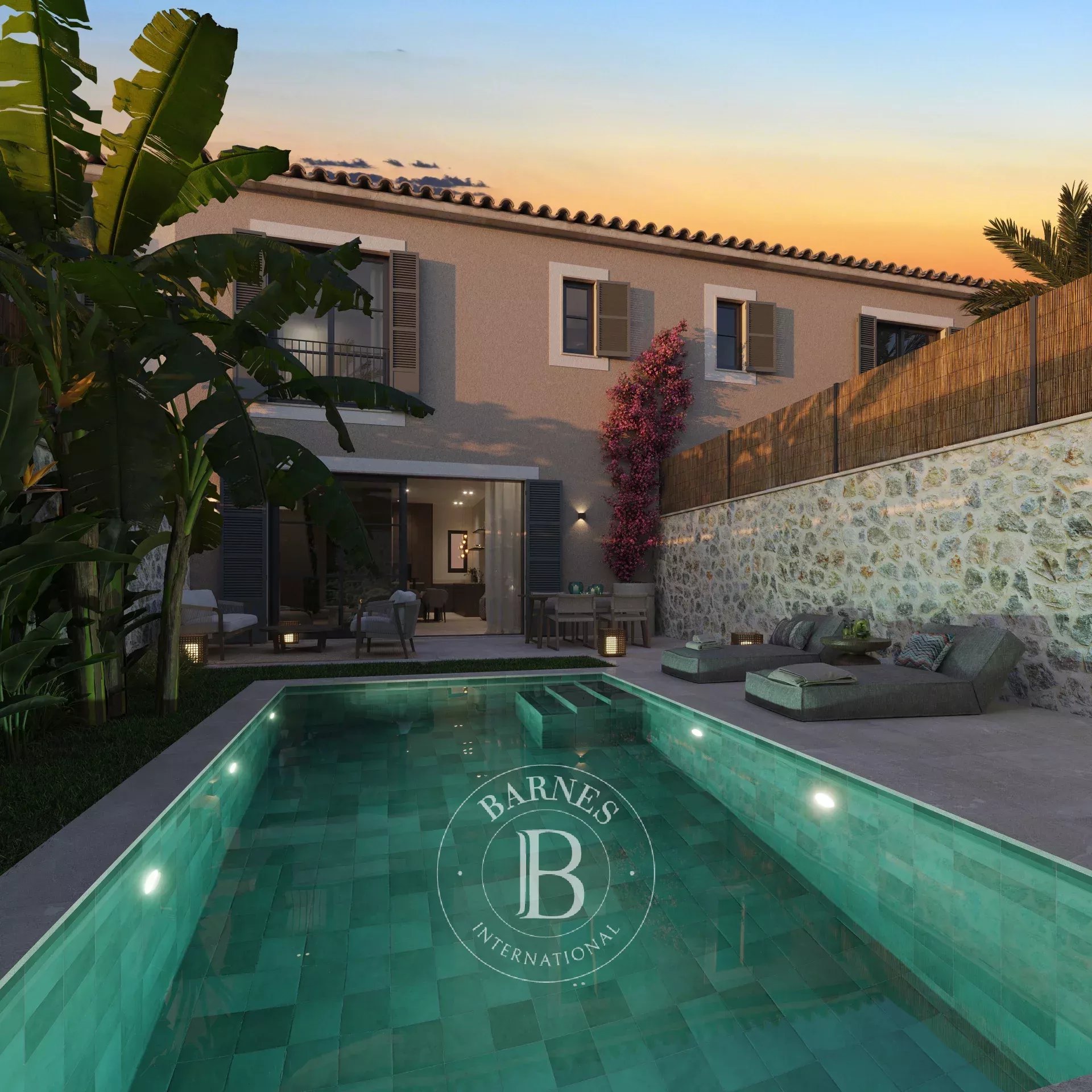 Maison de ville moderne avec jardin et piscine a Son Espanyolet Palma de Mallorca