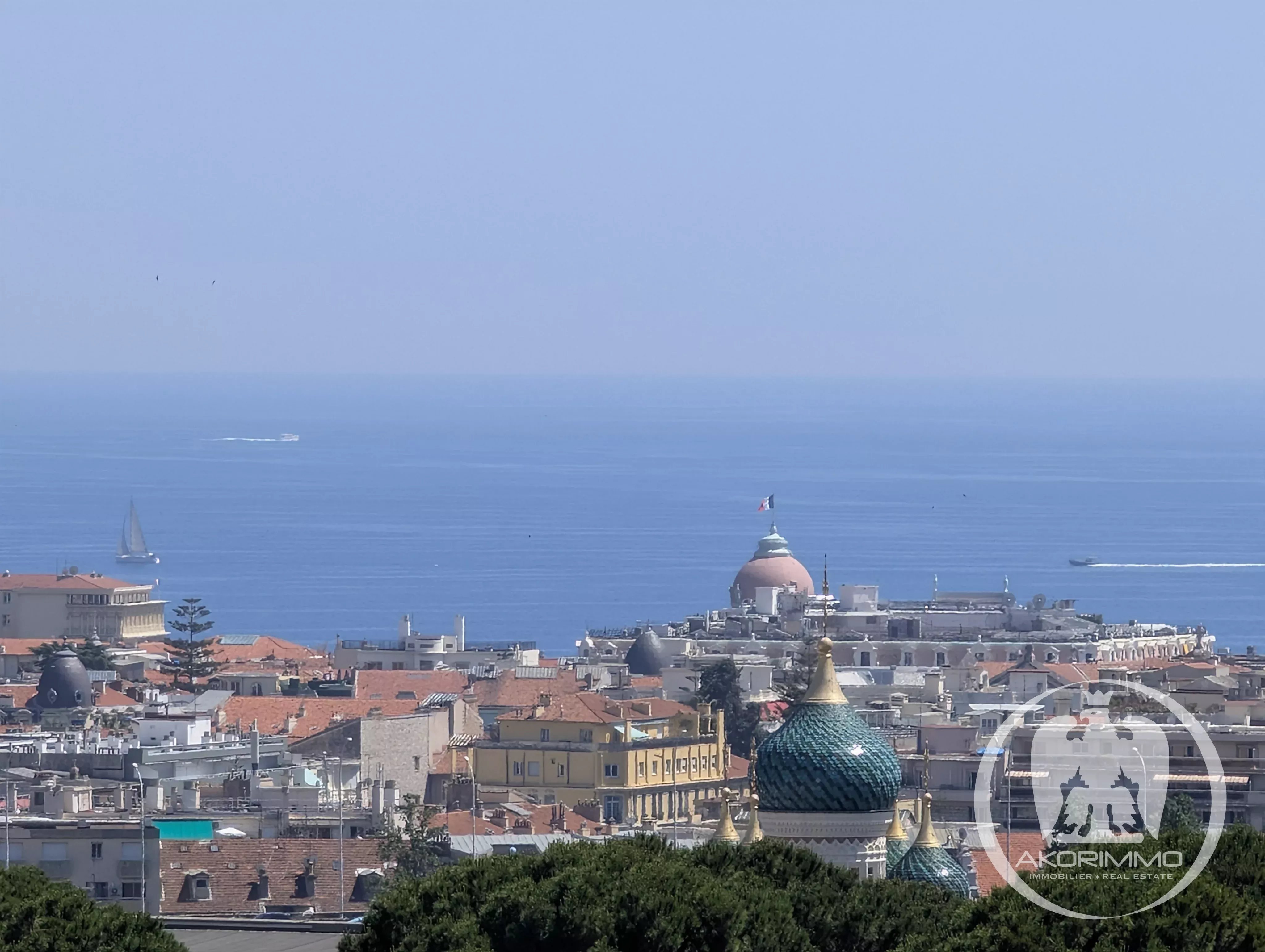 Nice Imperial Park Magnificent top floor 4P 2 terraces cellar garage sea view