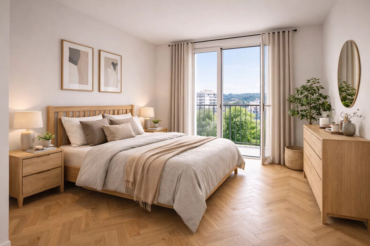 92370 CHAVILLE - T3 - 66m2 - BALCON - RER C - Photo 2