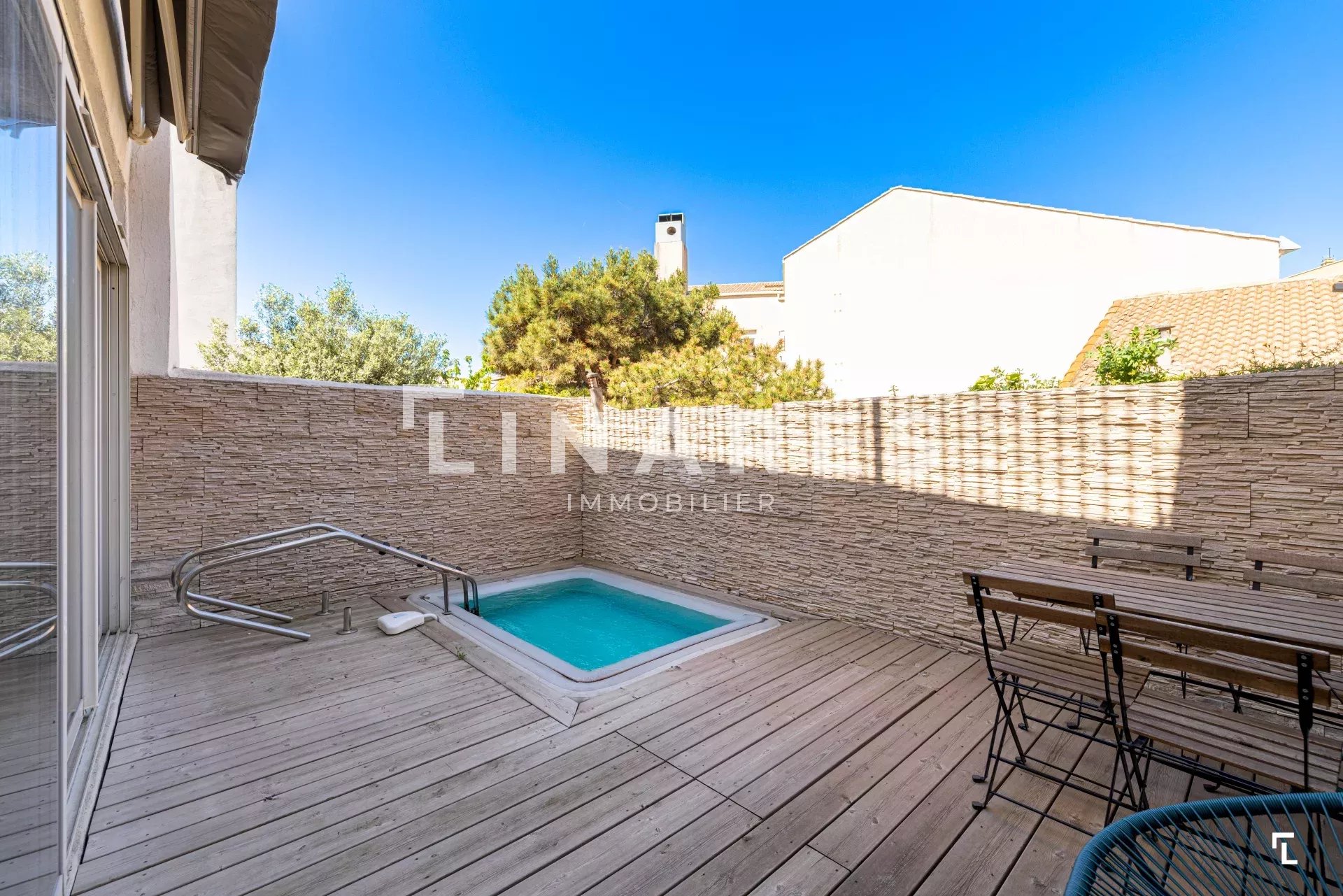 L’ECRIN COTE MER - Maison T4 de 114m2 + Terrasse avec Bassin de 16m2 - 13008 La Plage