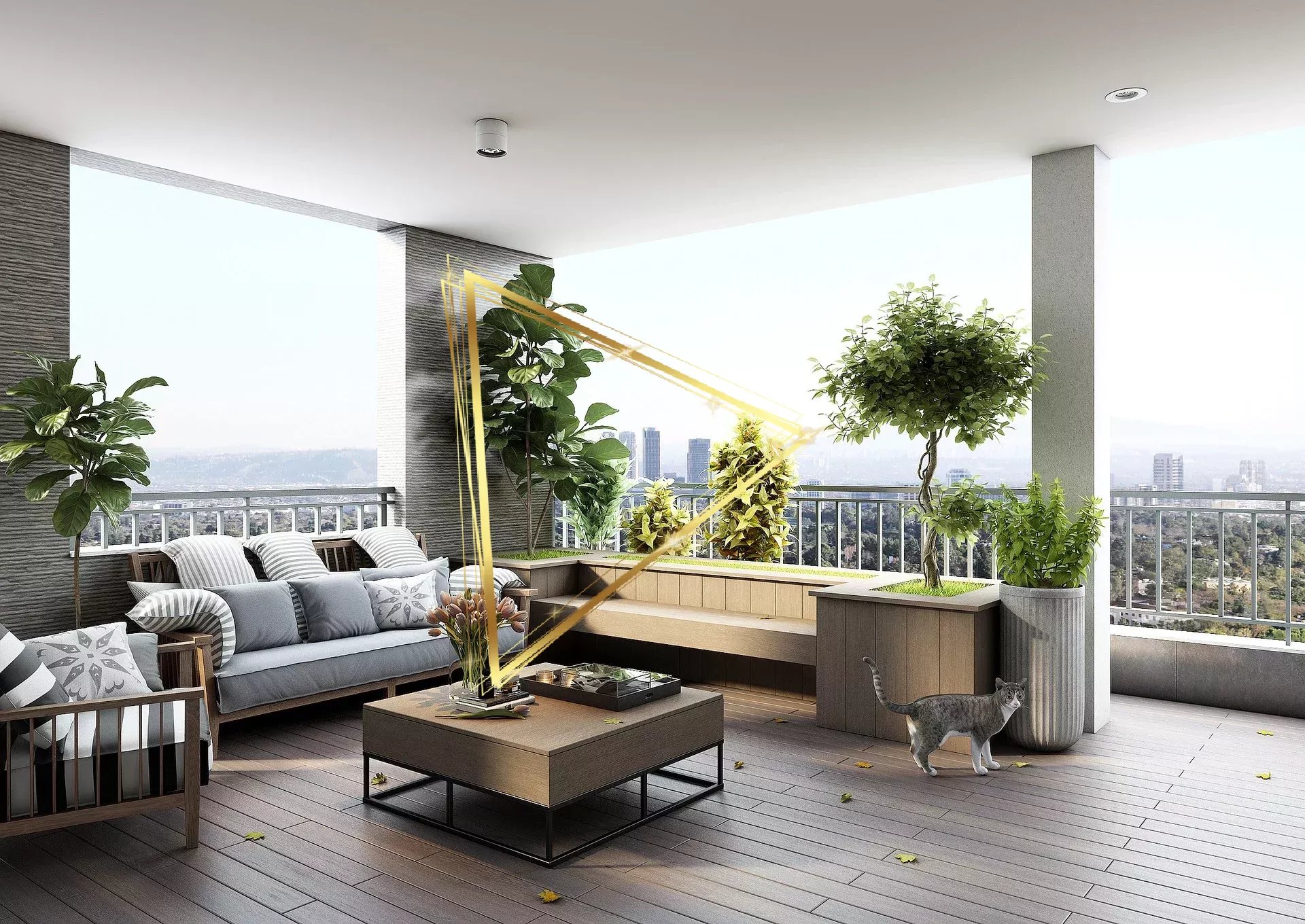 T2 au 2ème étage avec balcon.