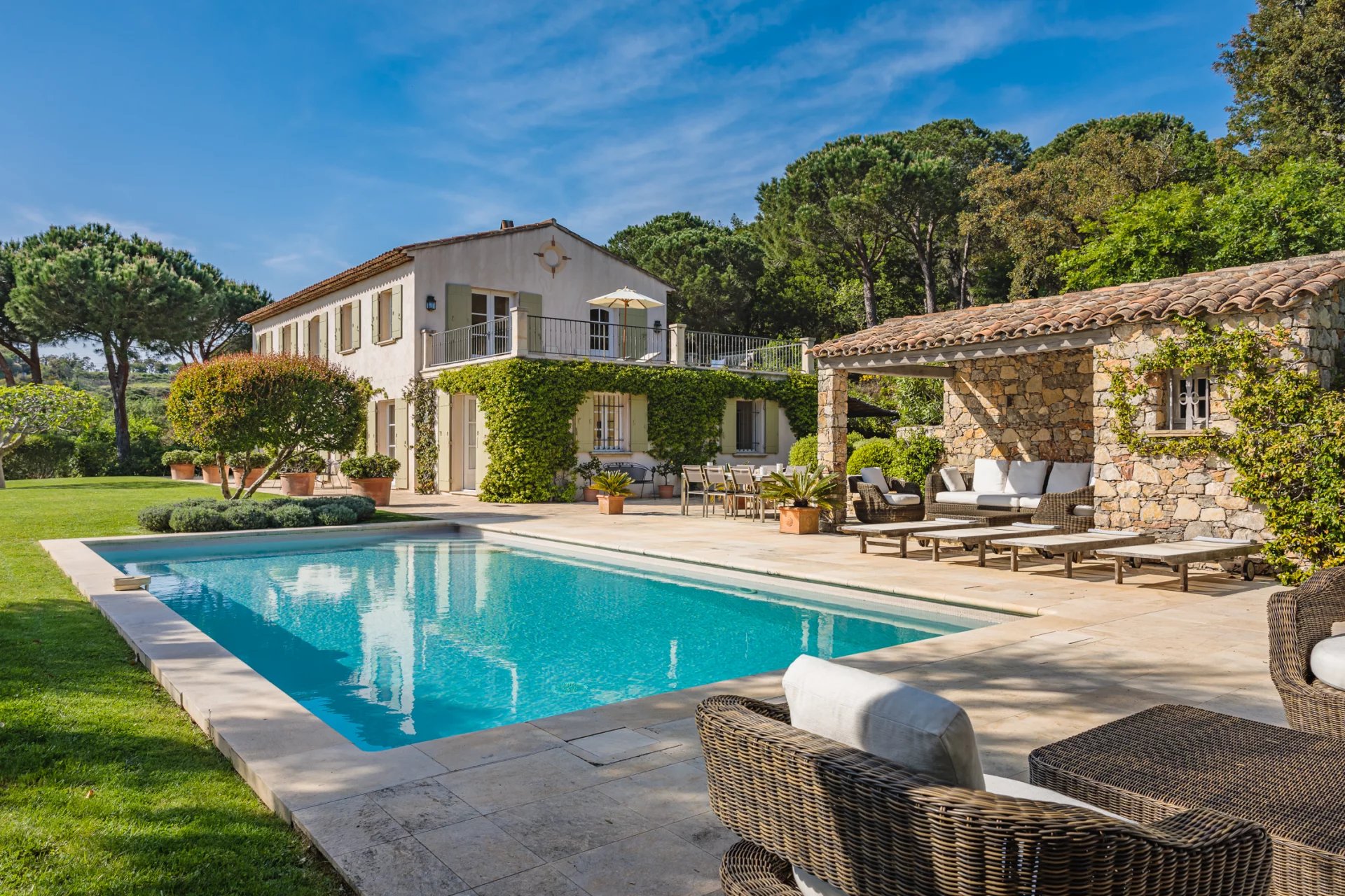Sublime villa provençale à vendre à Ramatuelle