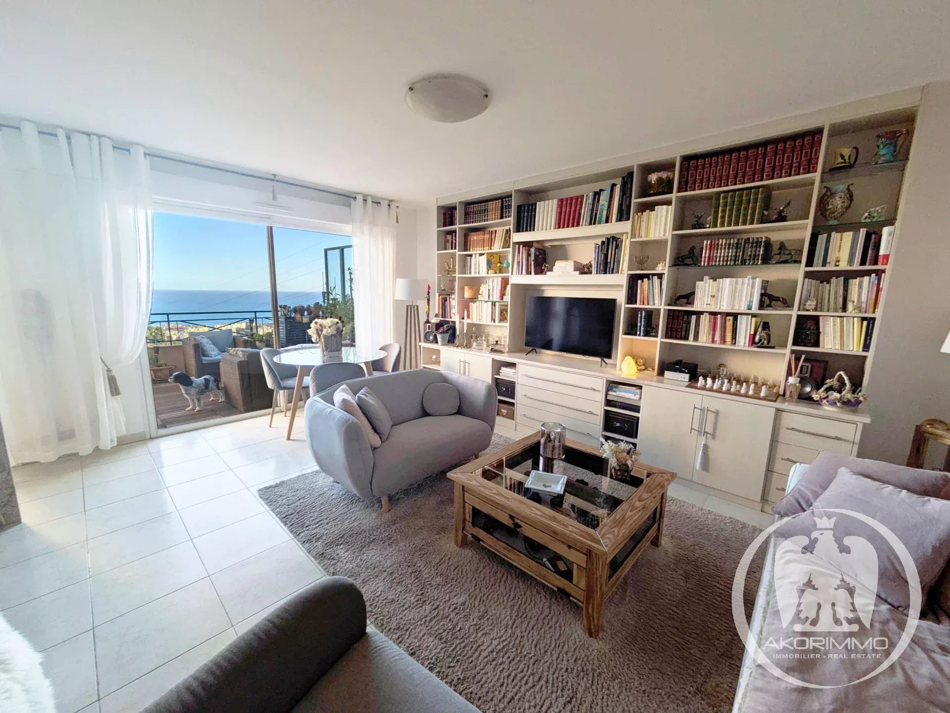 3 Rooms Apartment for sale Nice Parc Imperial Sea View Terrace Pool
