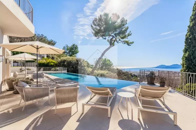Villa Provençale Contemporaine d’Exception avec Vue Panoramique Mer – Cannes — photo 30
