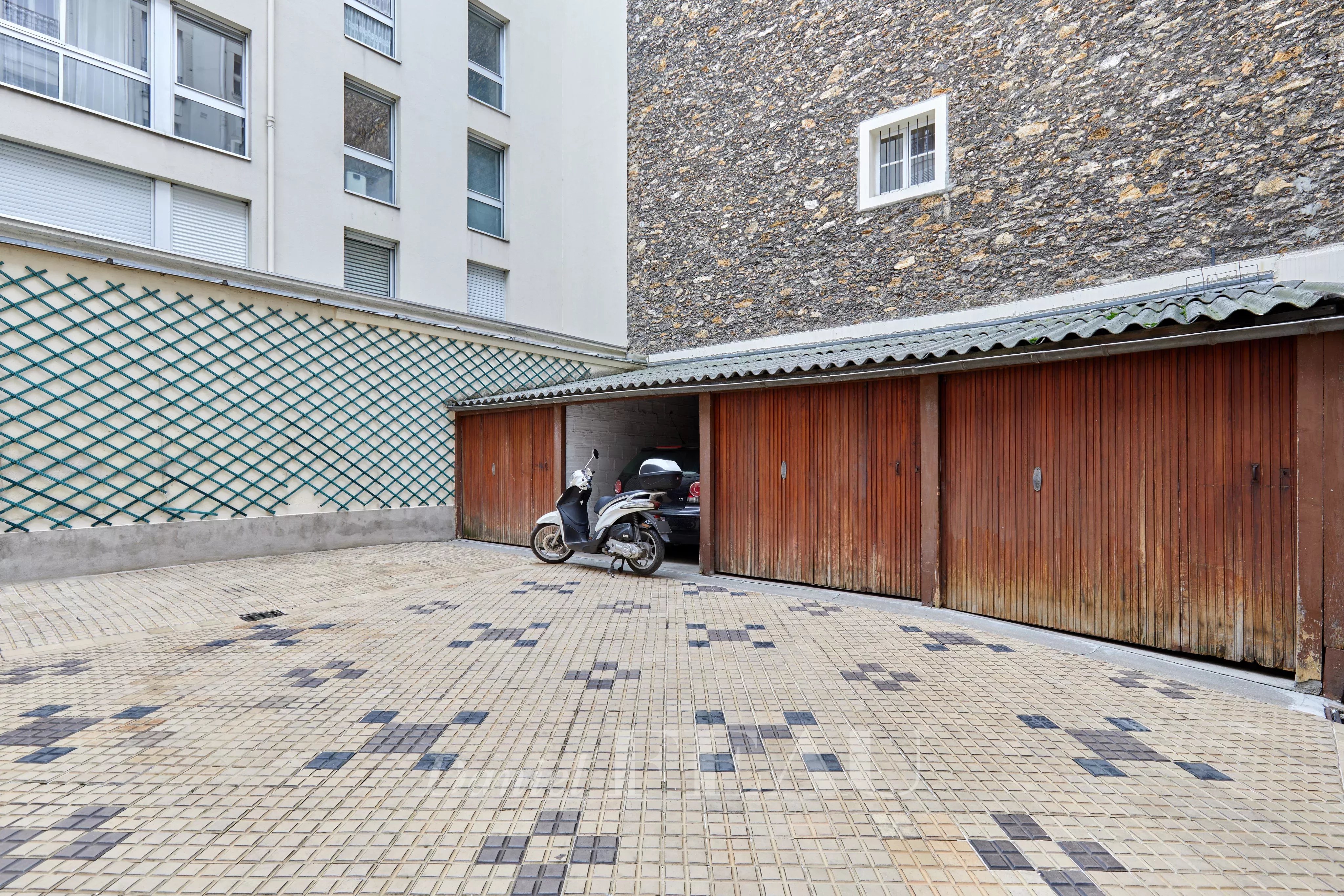 Cour de l'immeuble 
