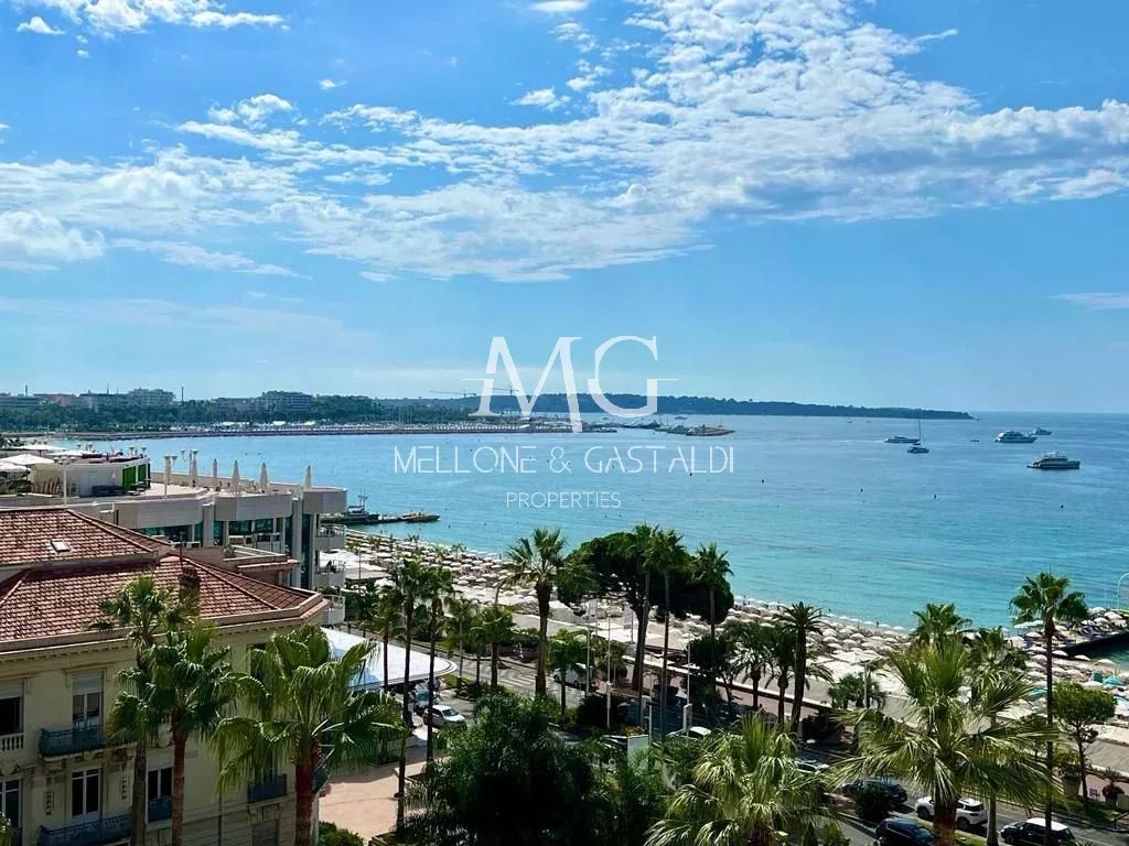 T3 Croisette Vue mer Dernier Étage